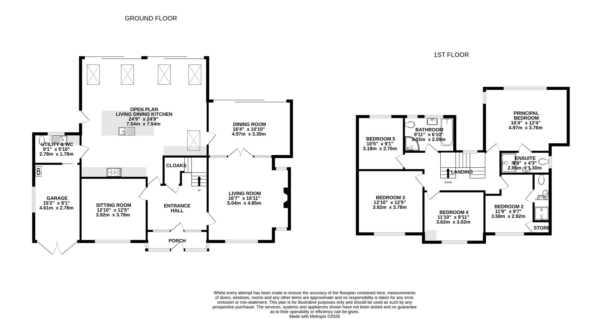 8 Pownall Road, Wilmslow floorplan