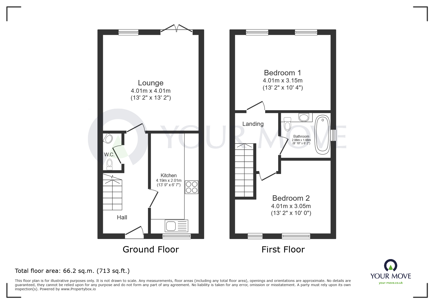 31B,, South Street, Alfreton floorplan