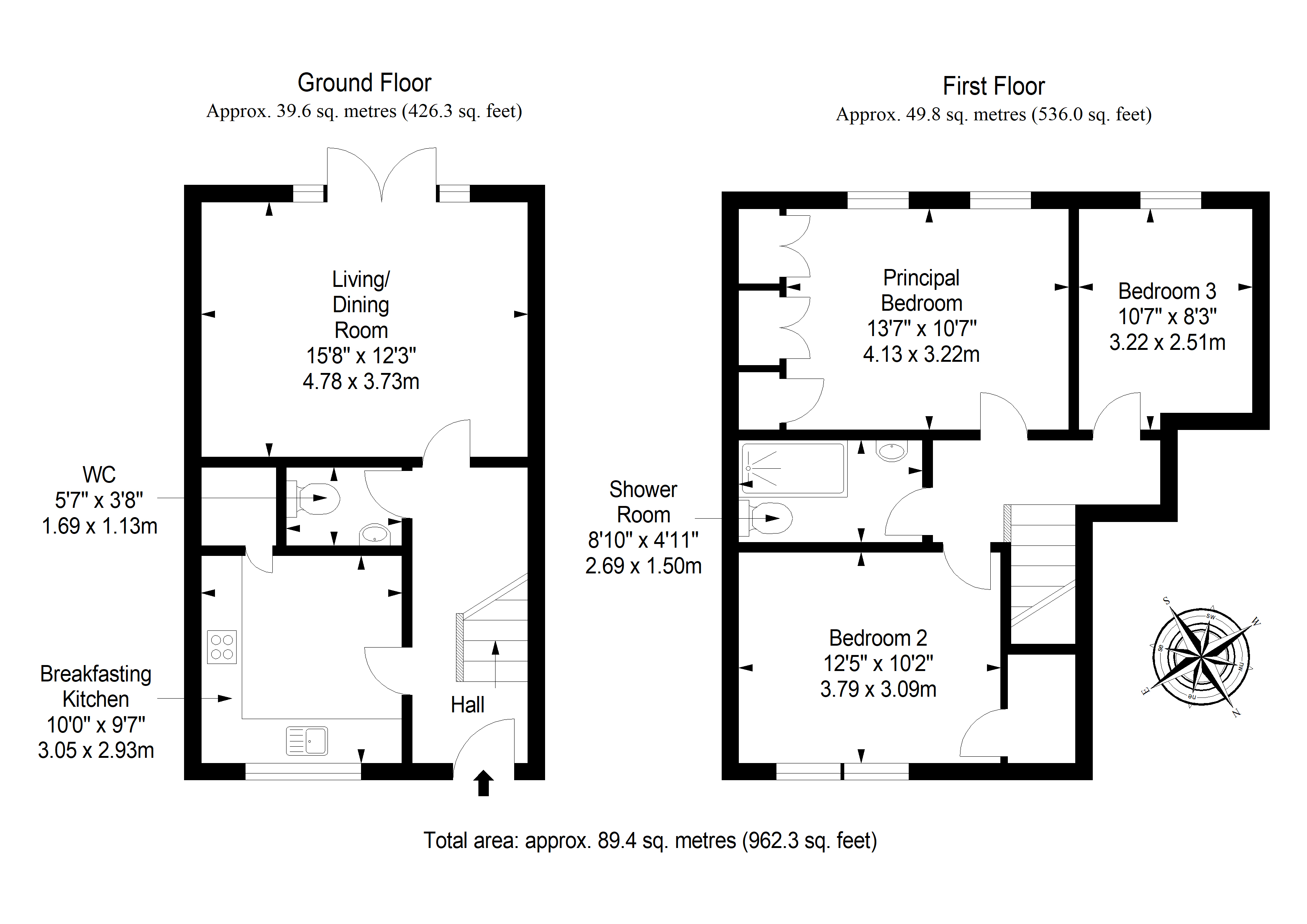 13, Provost Melrose Place, Peebles floorplan