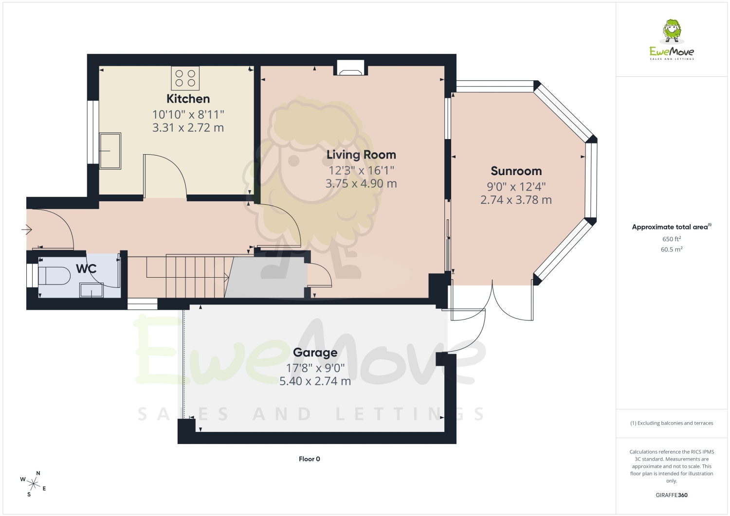 32, CLERE GARDENS, BASINGSTOKE floorplan
