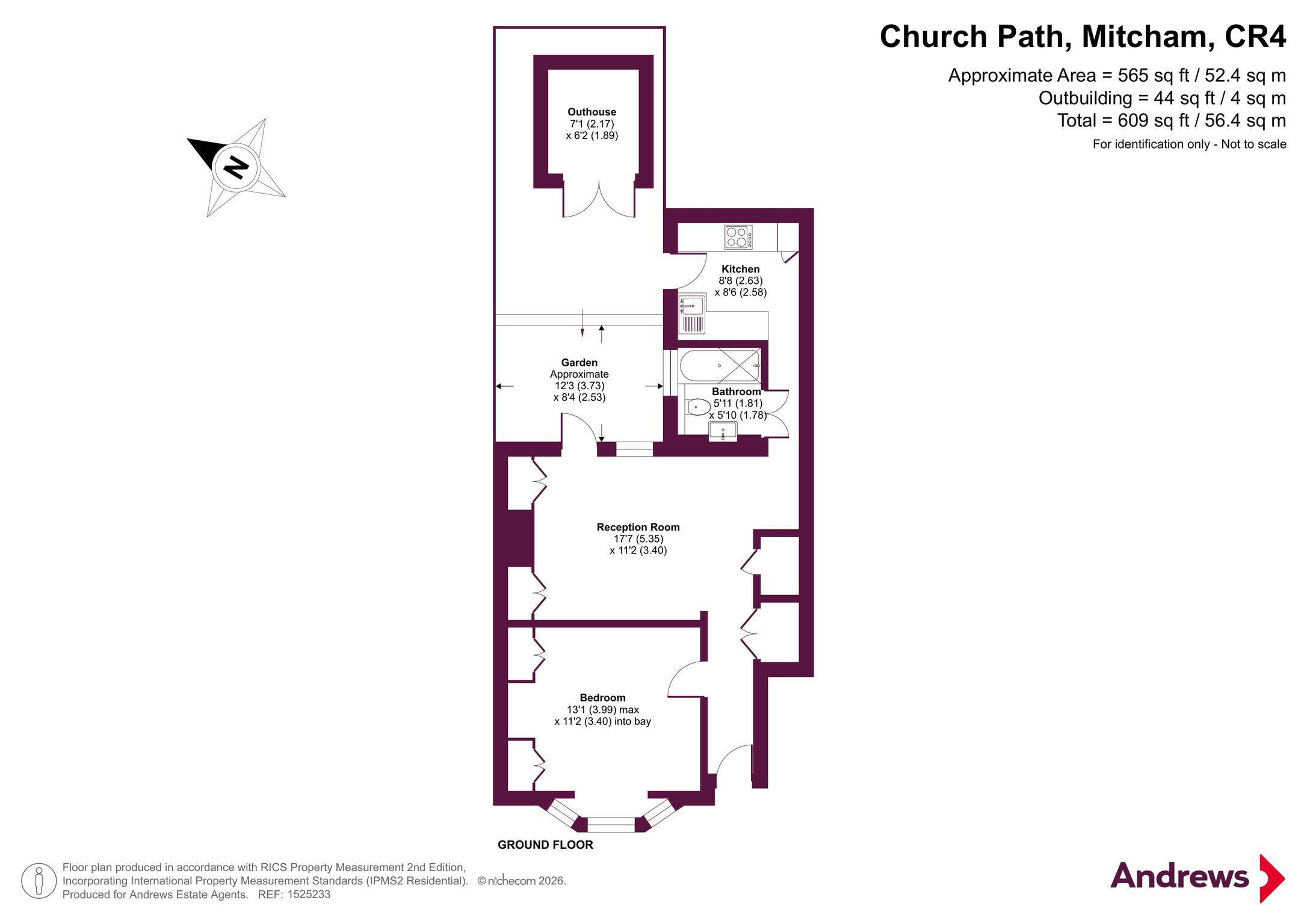 Church Path, Mitcham floorplan