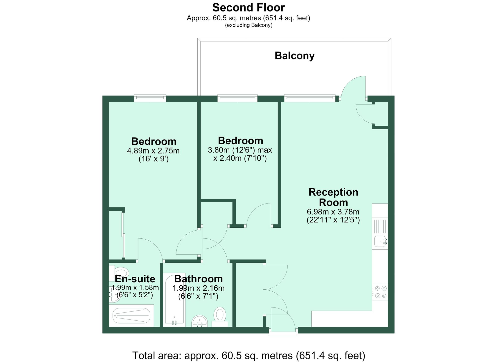 13 Buxton House Oxhey Drive, Watford floorplan