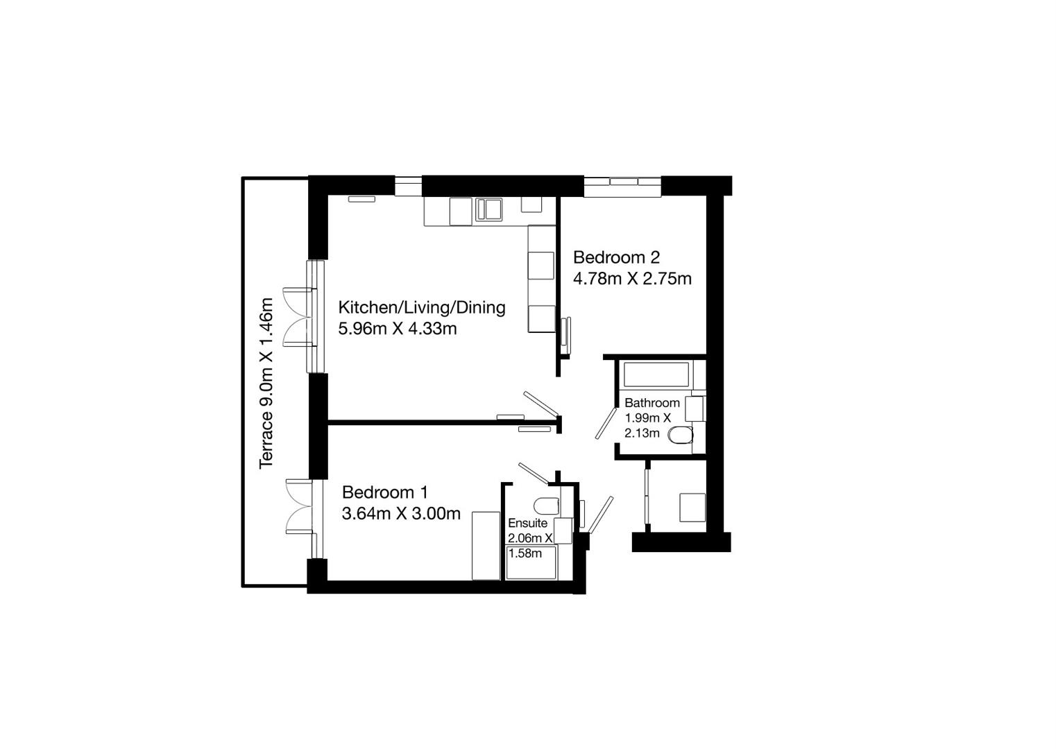 Headland House, Rochester floorplan