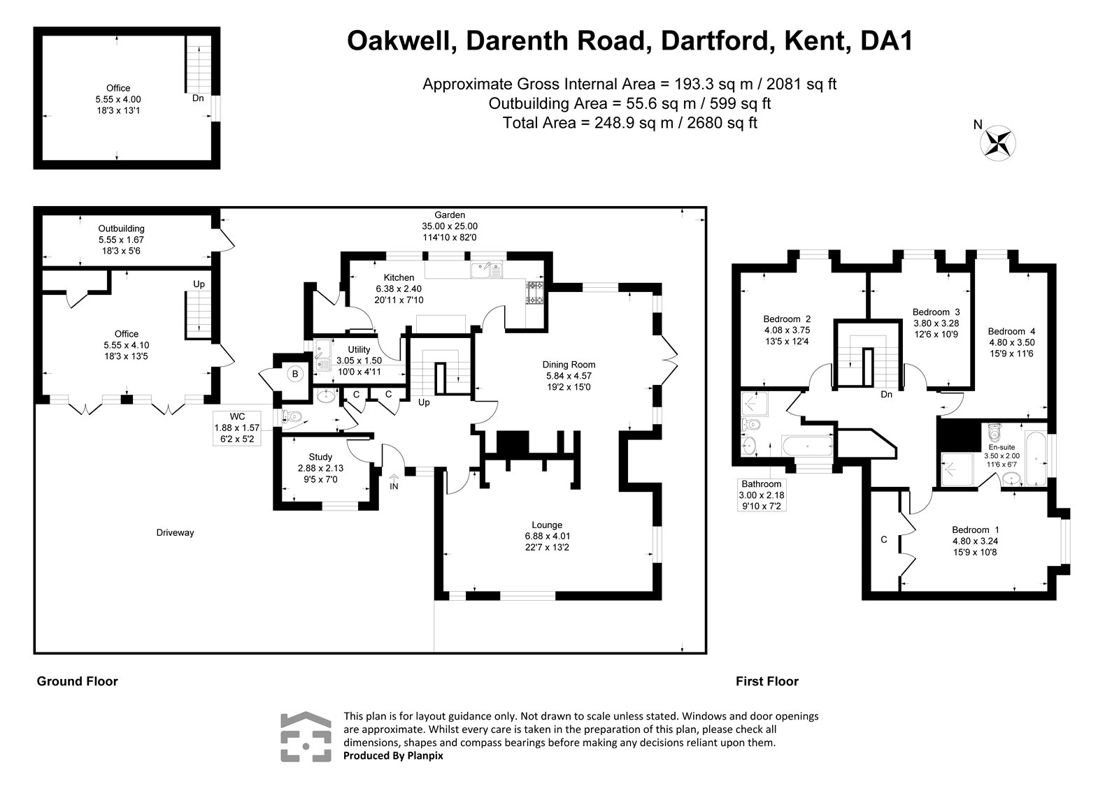 Oakwell,, Darenth Road, Kent floorplan
