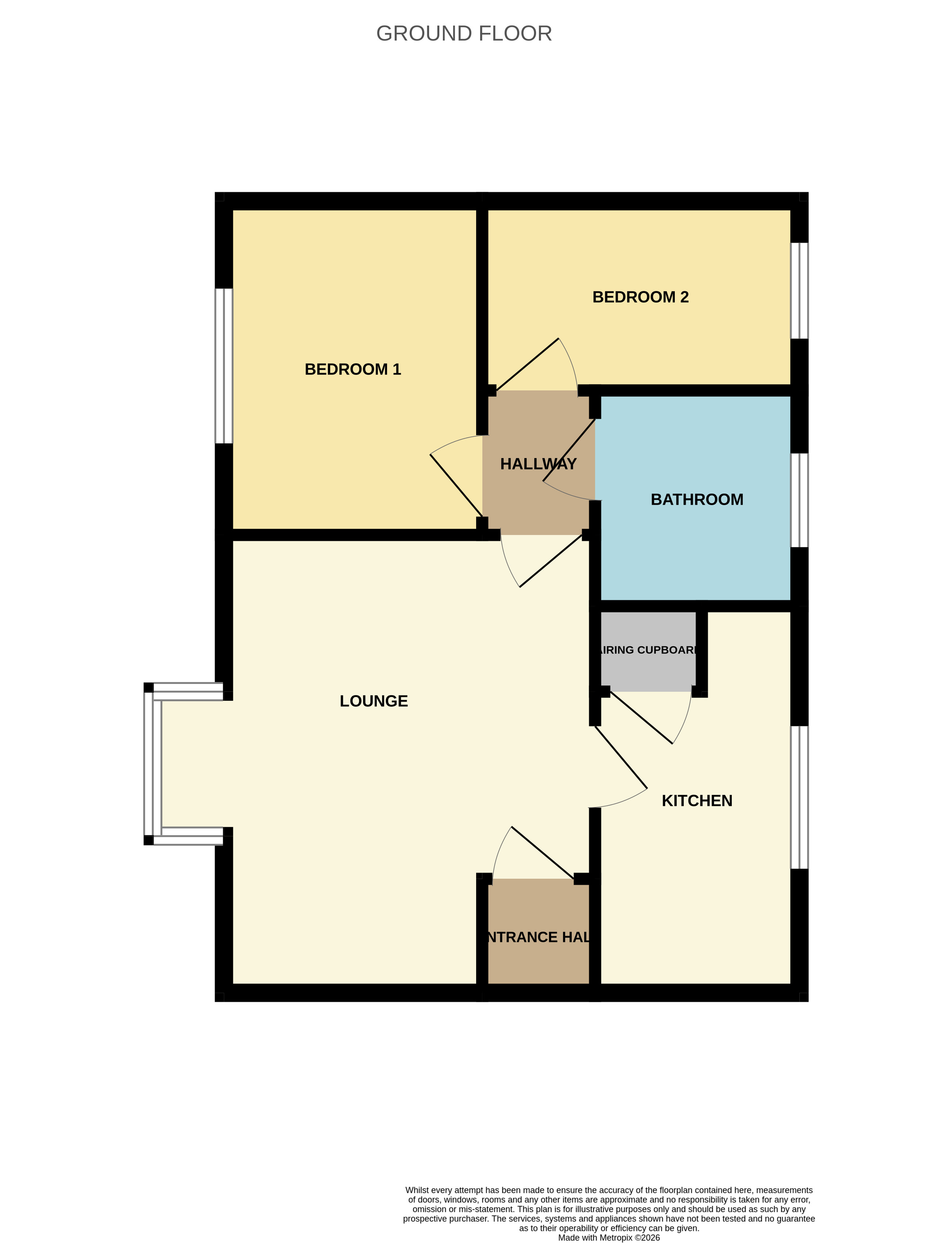13, Ladywell Close, Burton-on-Trent floorplan