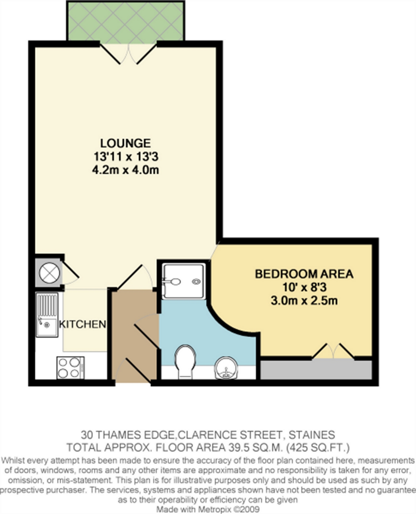 1 Bedrooms Flat to rent in Clarence Street, Staines TW18