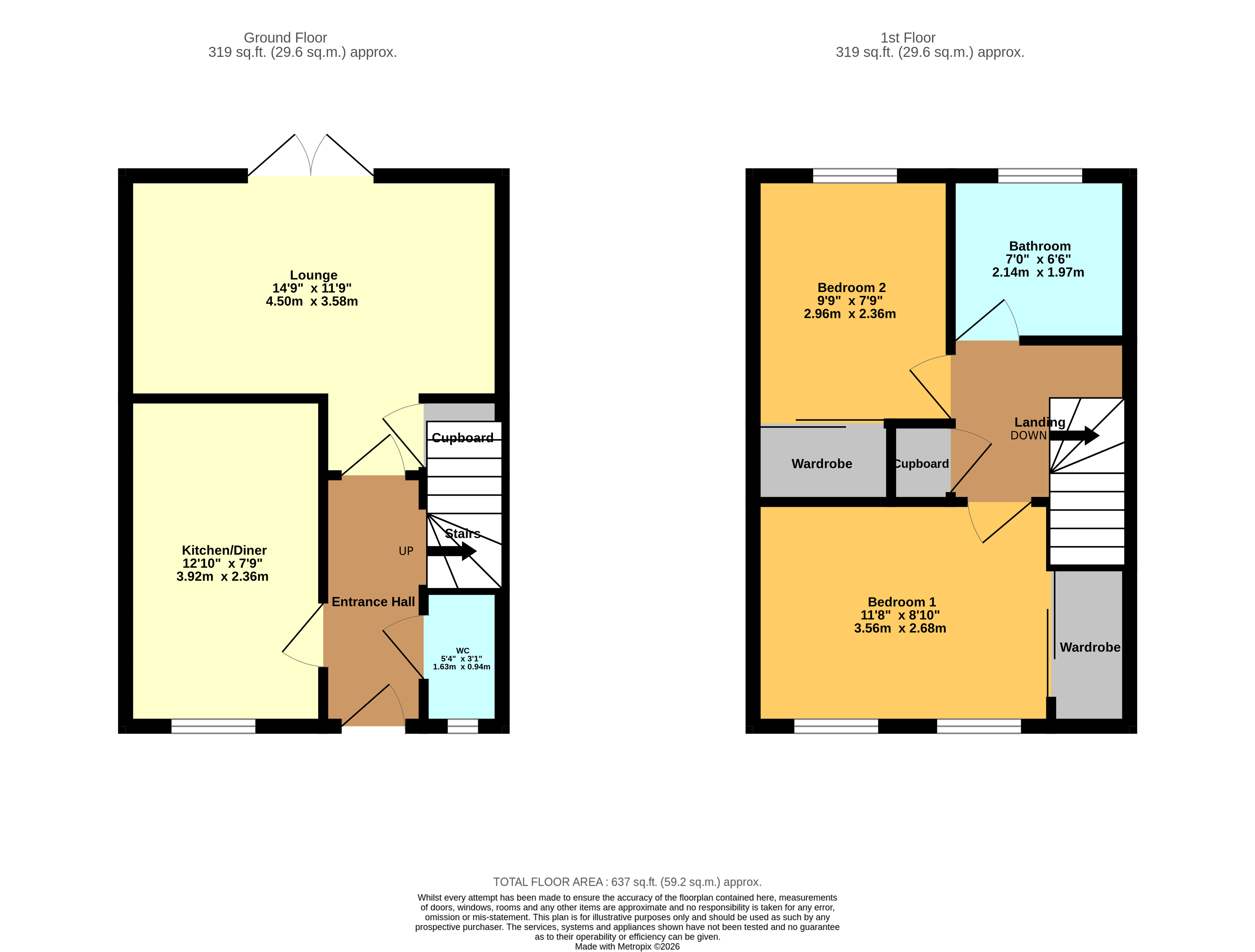 19, Broome Road, Wolverhampton floorplan