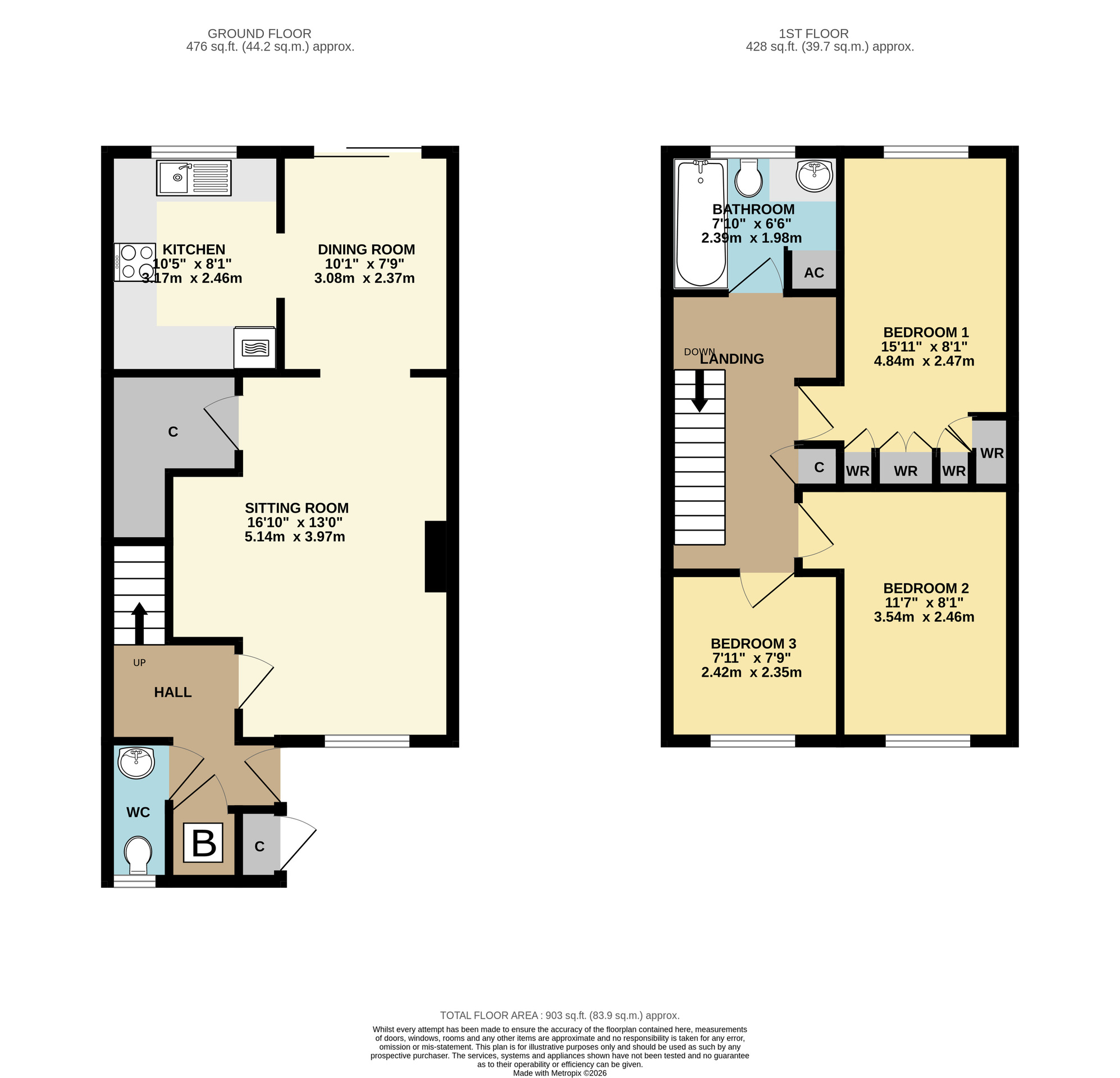 65 Larkspur Crescent, Yeovil floorplan