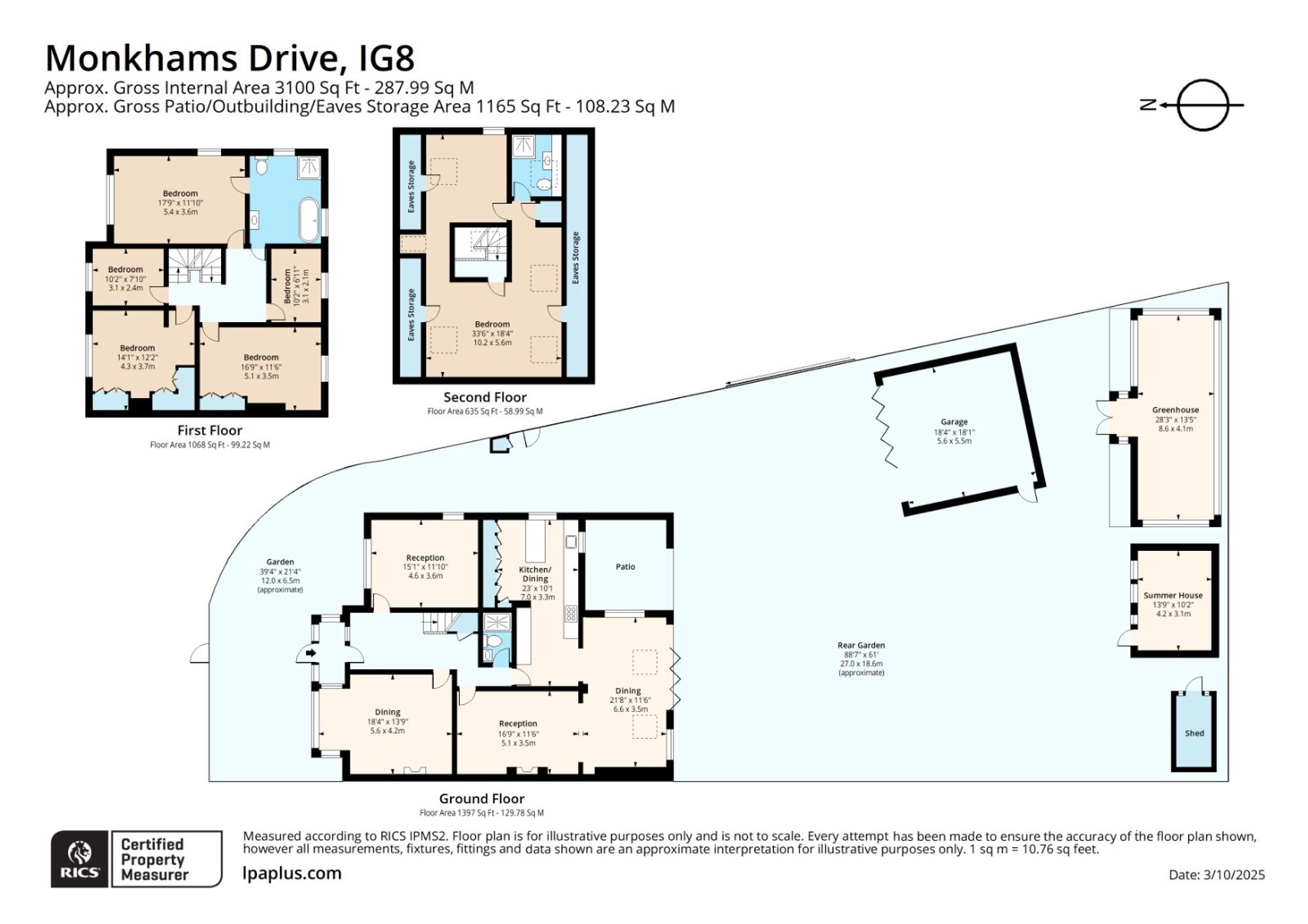 59 Monkhams Drive, Woodford Green floorplan