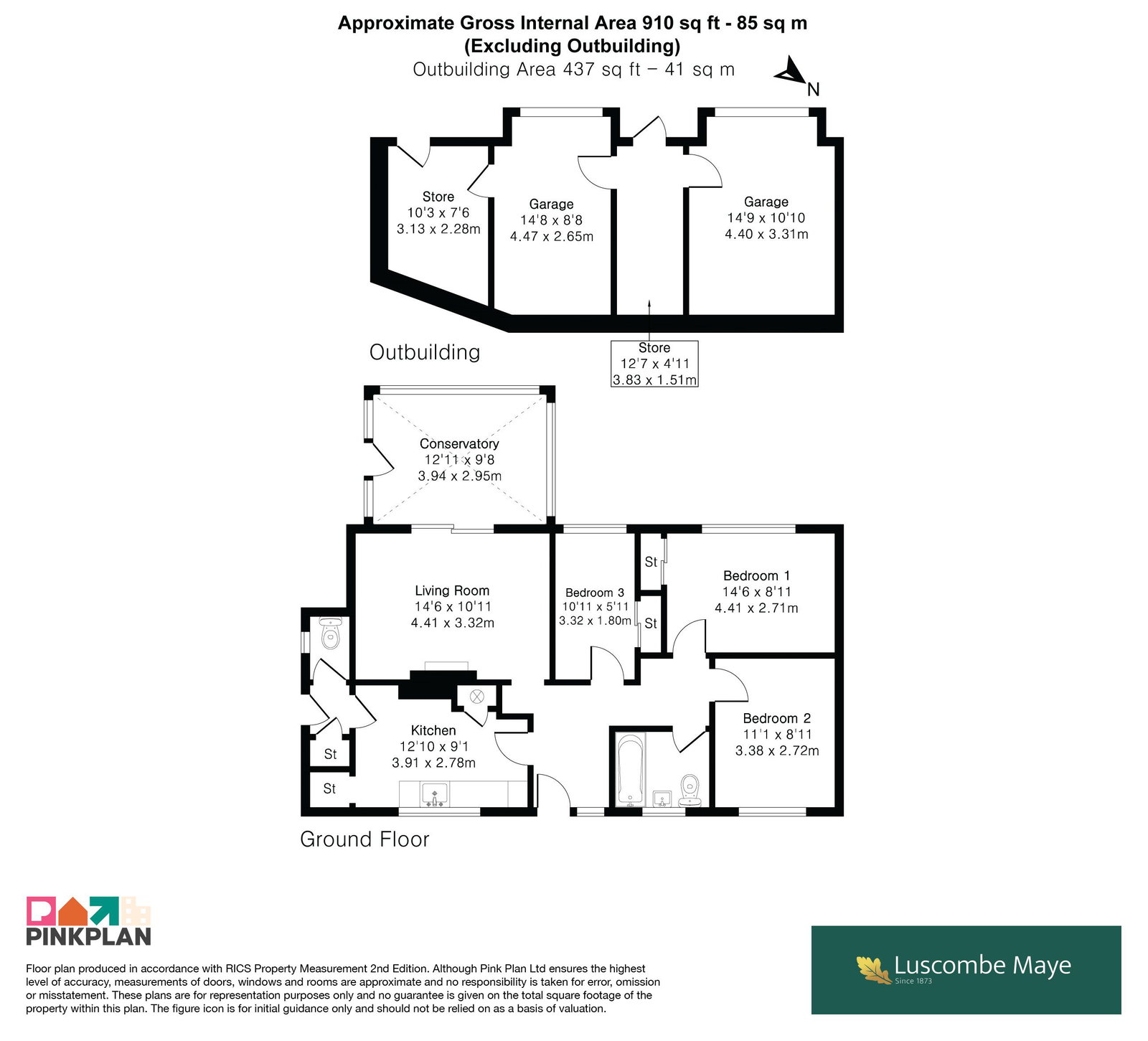 Woodlands, Springfield Road, South Brent floorplan