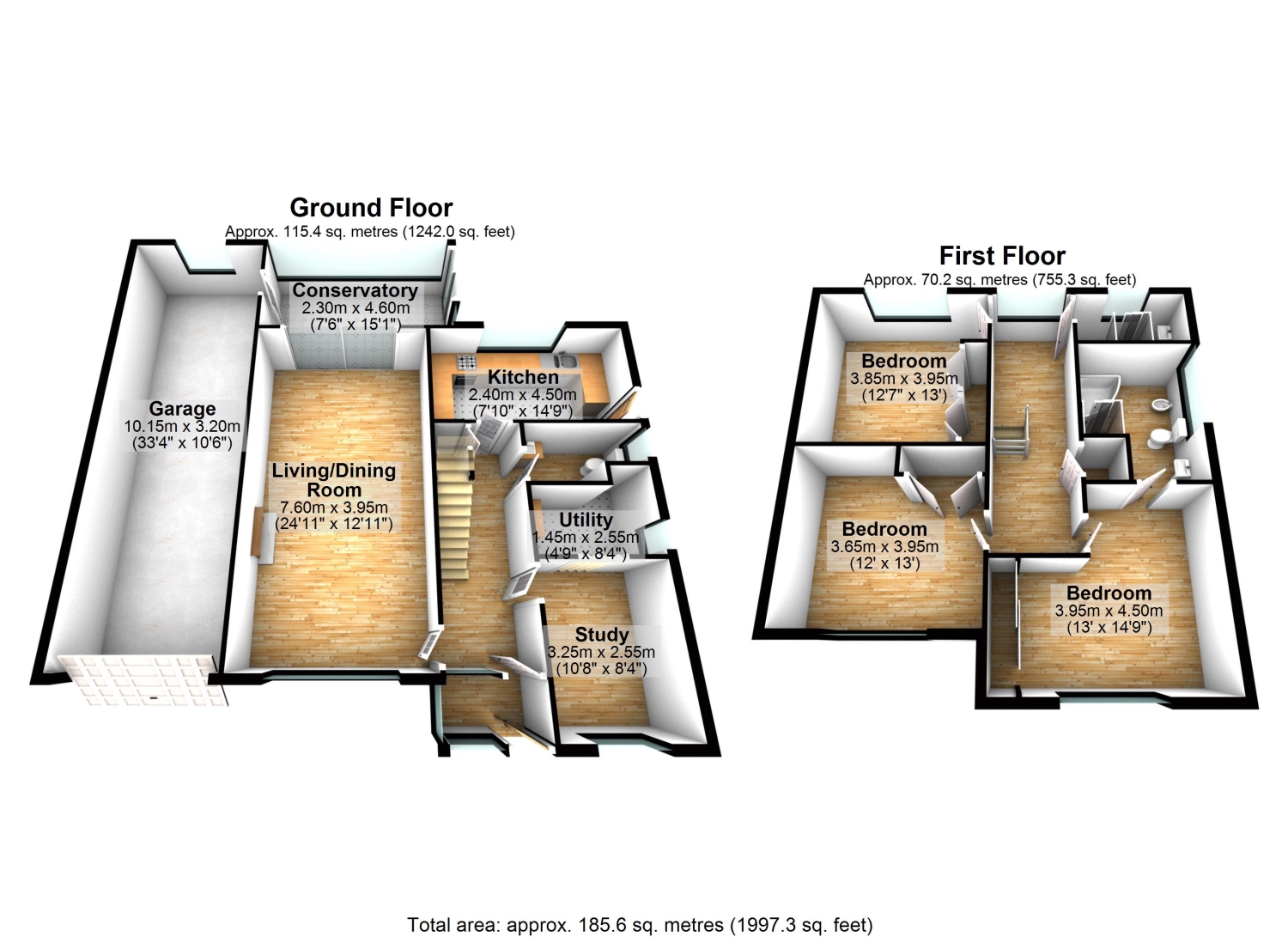 Clarence Street, Egham, Surrey TW20, 3 bedroom detached house for sale