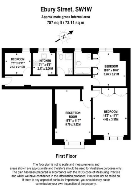 4, Ebury Street, Belgravia floorplan