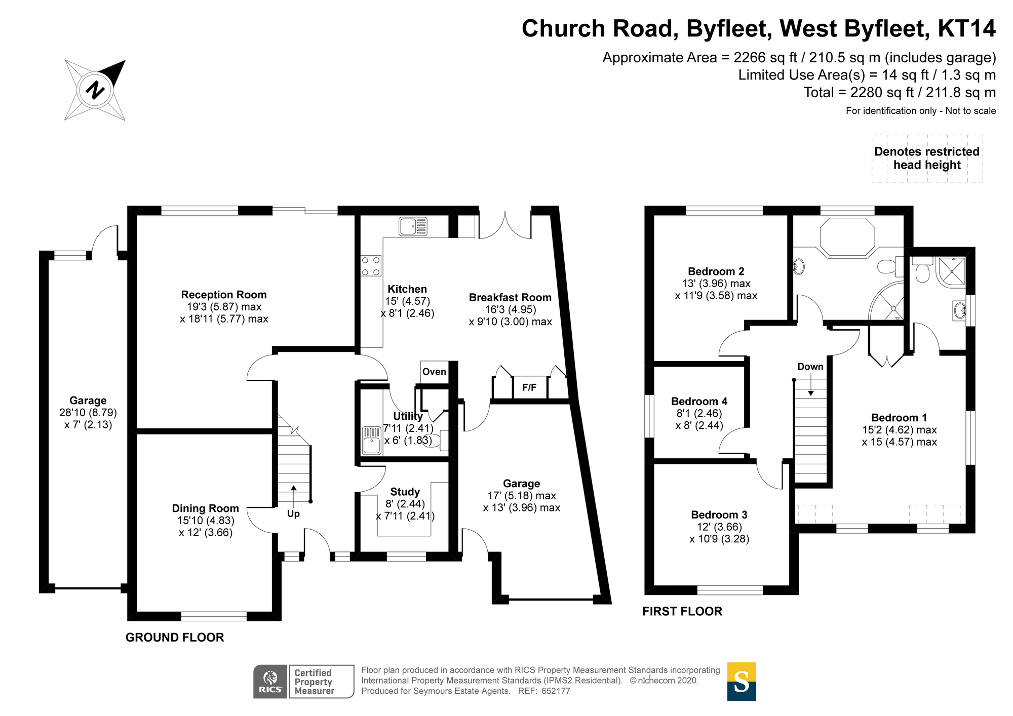 Cedar Lodge, 18a, Church Road, Byfleet floorplan