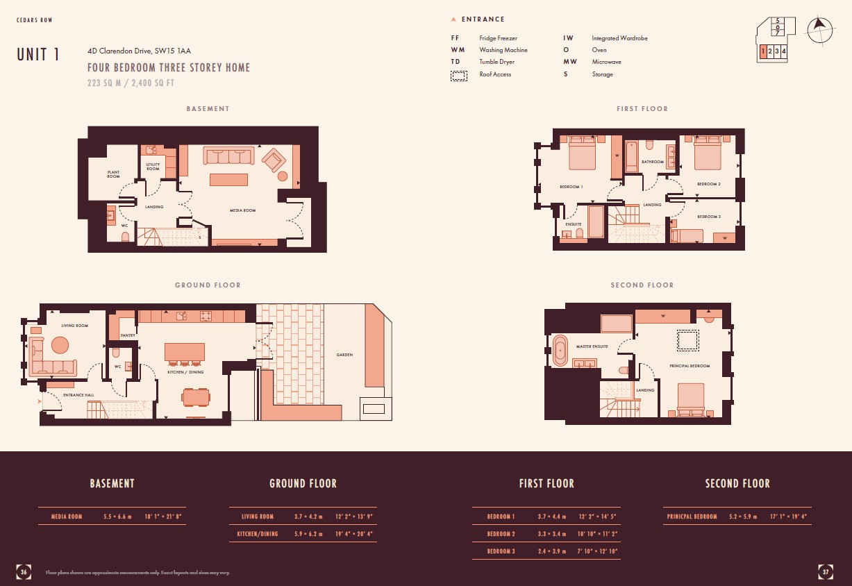 4d, Clarendon Drive, London floorplan