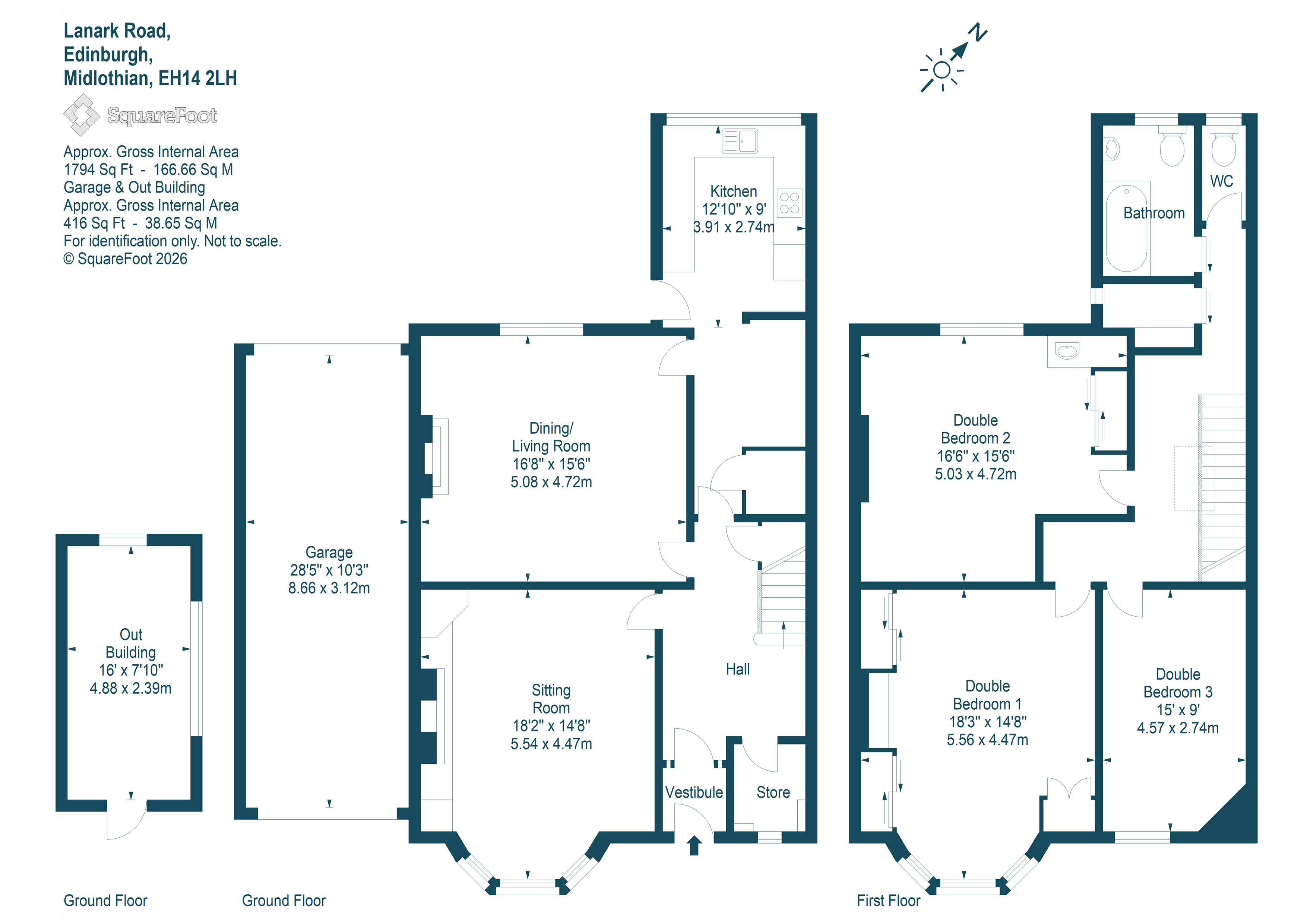 Lanark Road, Edinburgh floorplan