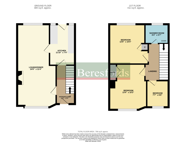 18, Albert Street, Brentwood floorplan