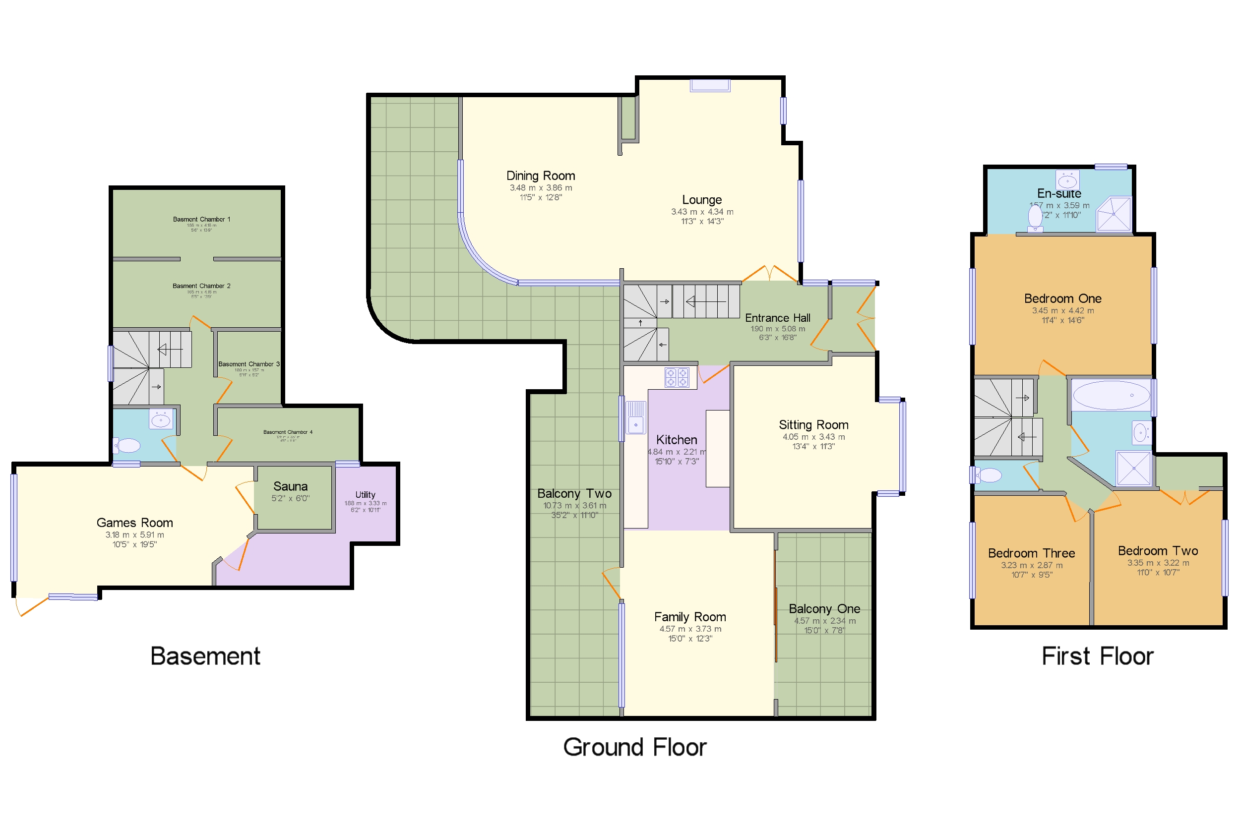 Strathaird, 45, Park Road, Stockport floorplan