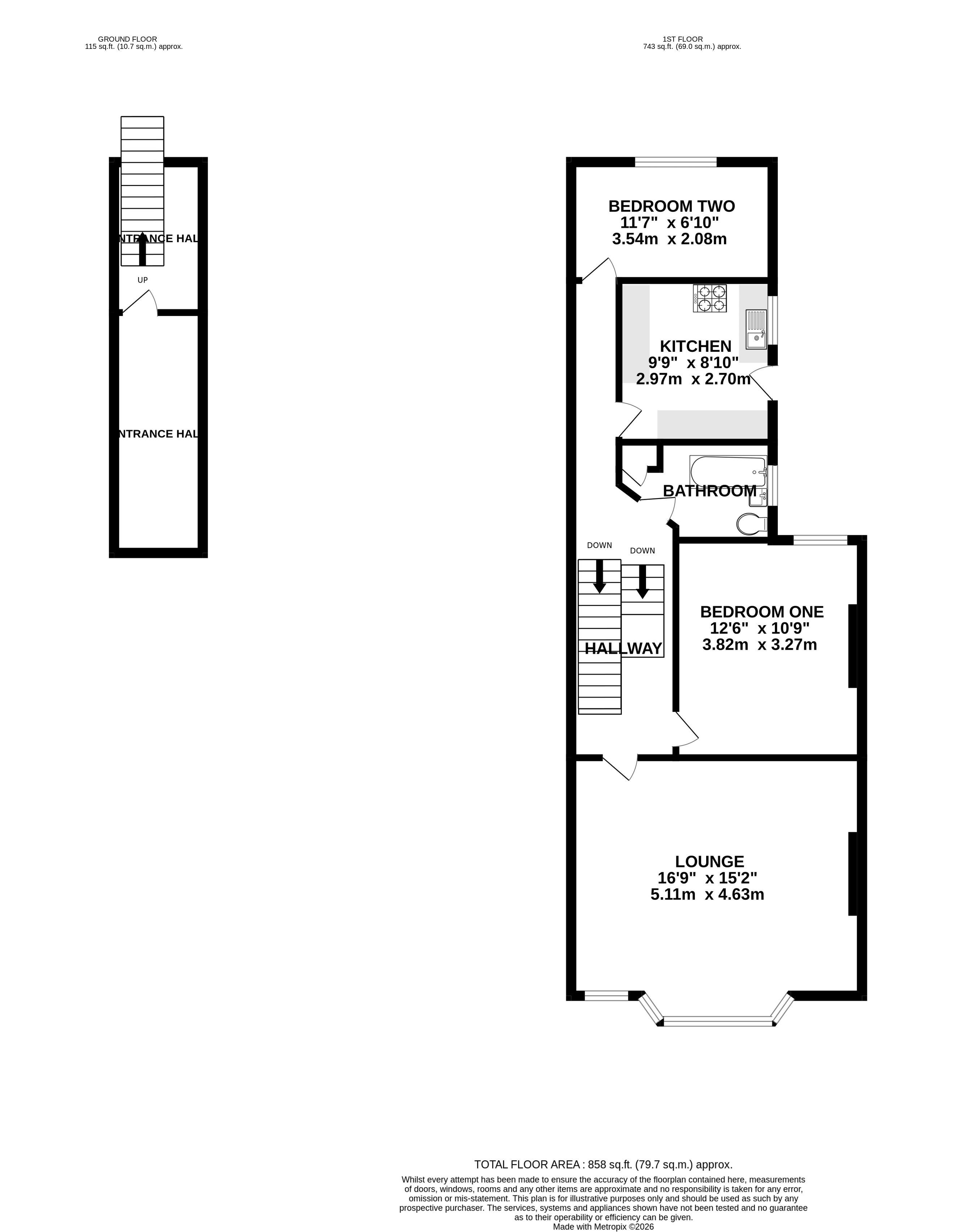 15B, Northwood Road, London floorplan