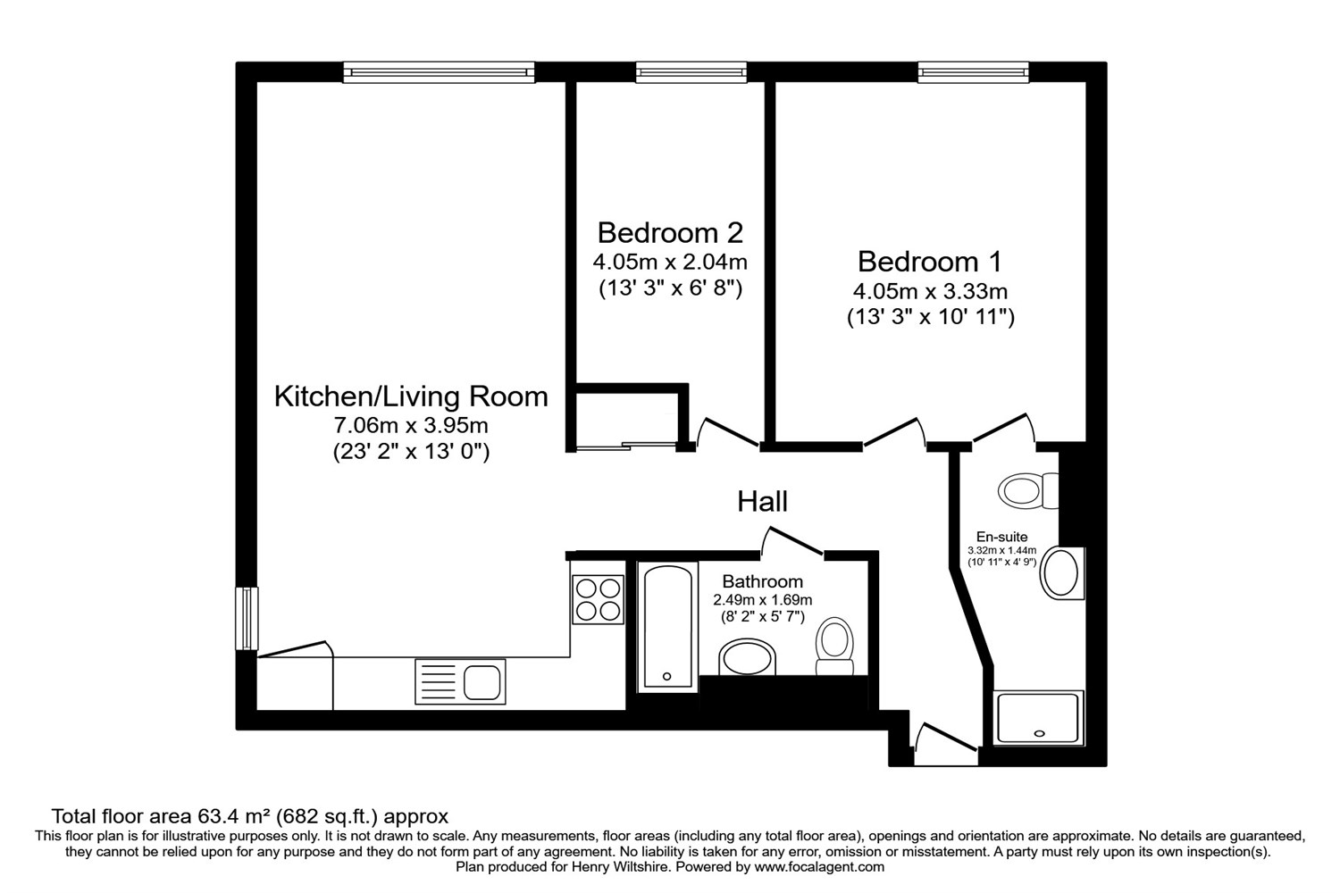 9, Flat 707, Dyche Street, Manchester floorplan