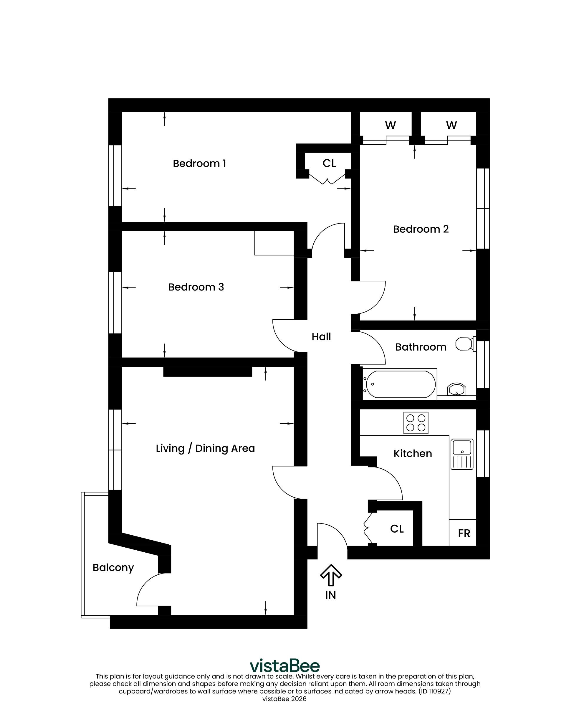 3/2, Glasgow floorplan
