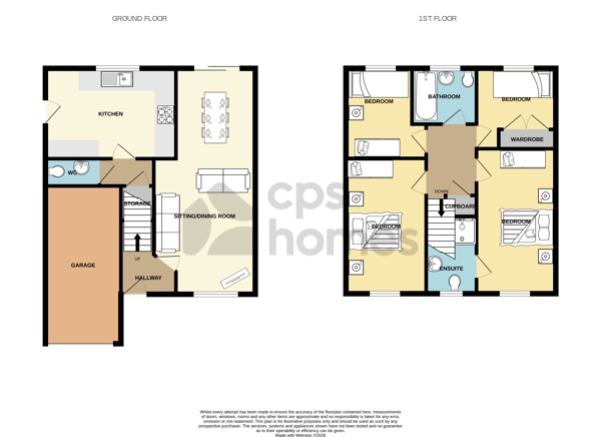 Hind Close, Cardiff floorplan