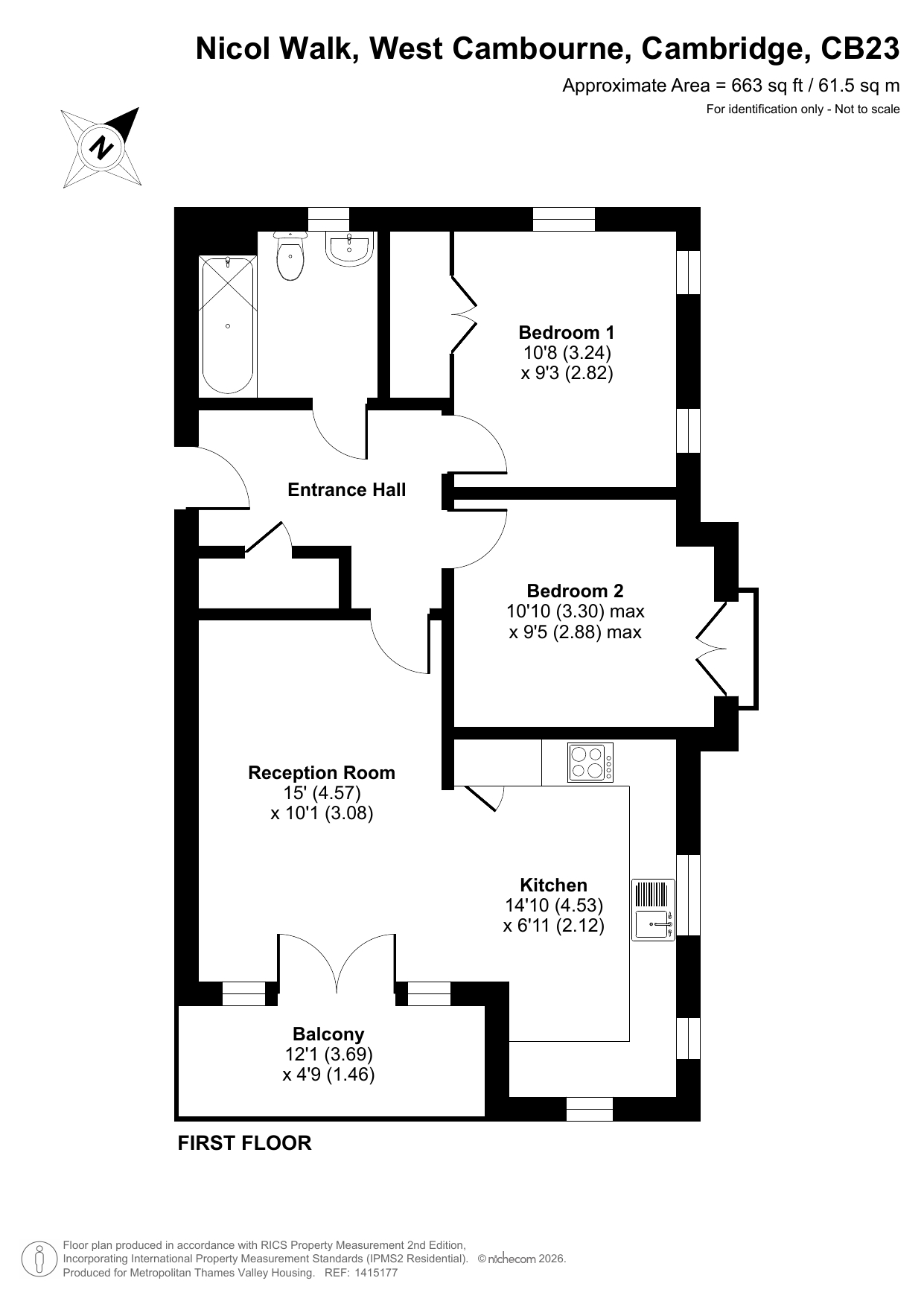 Nicol Walk West Cambourne, South Cambridgeshire floorplan