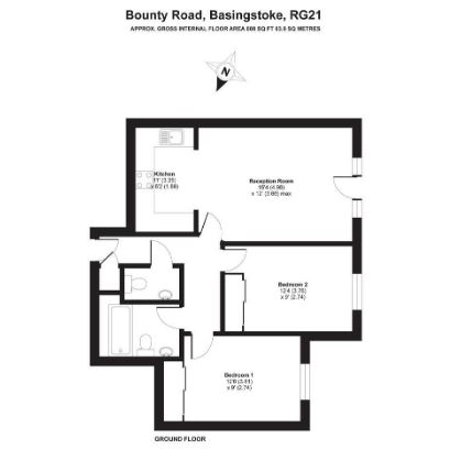 2, Basingstoke floorplan