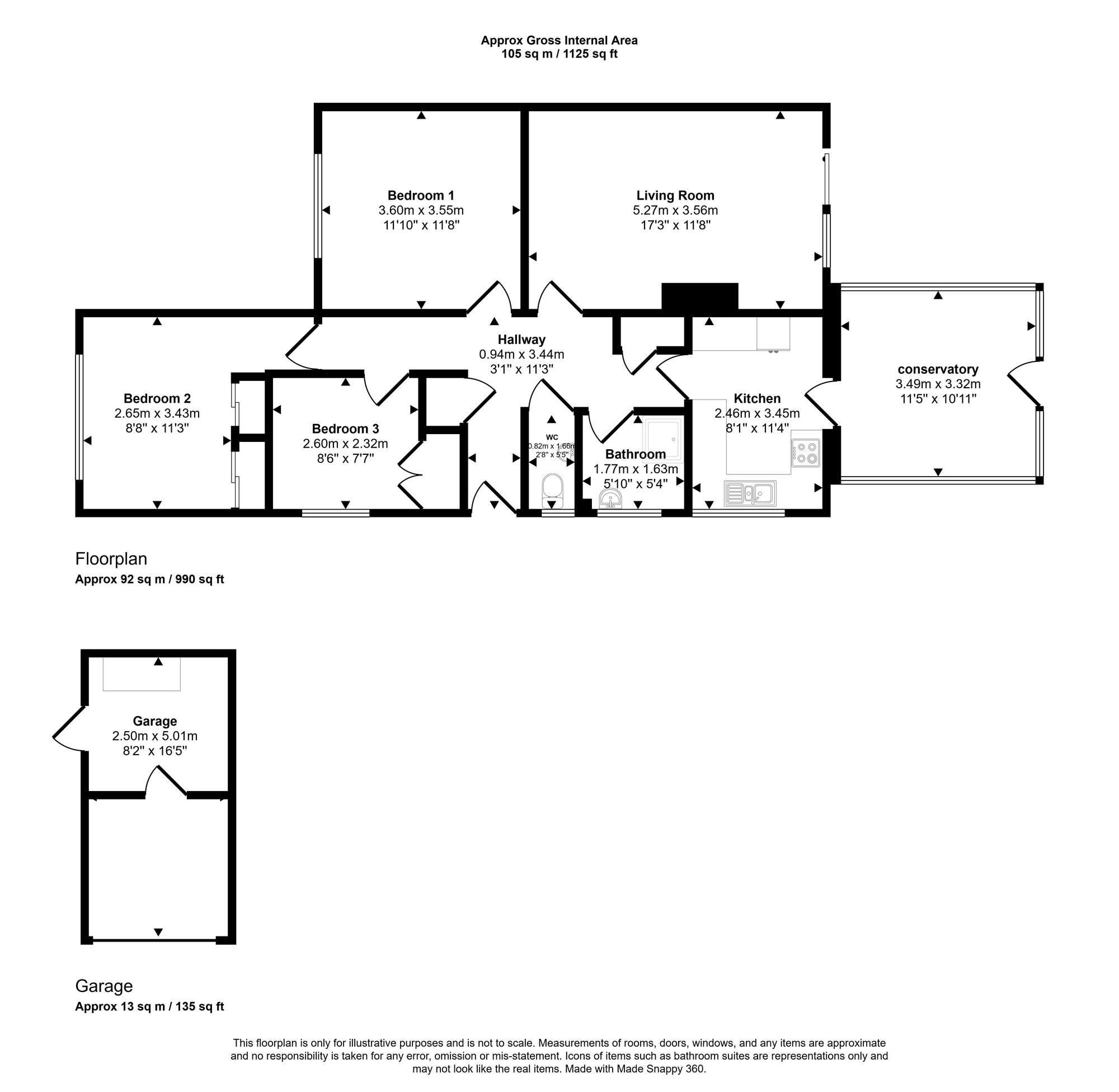 51 King Edward Road, Birchington floorplan