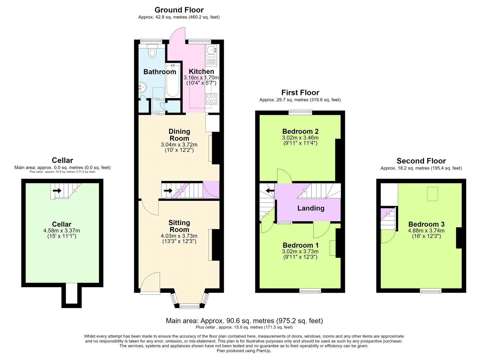 115, Slad Road, Gloucestershire floorplan