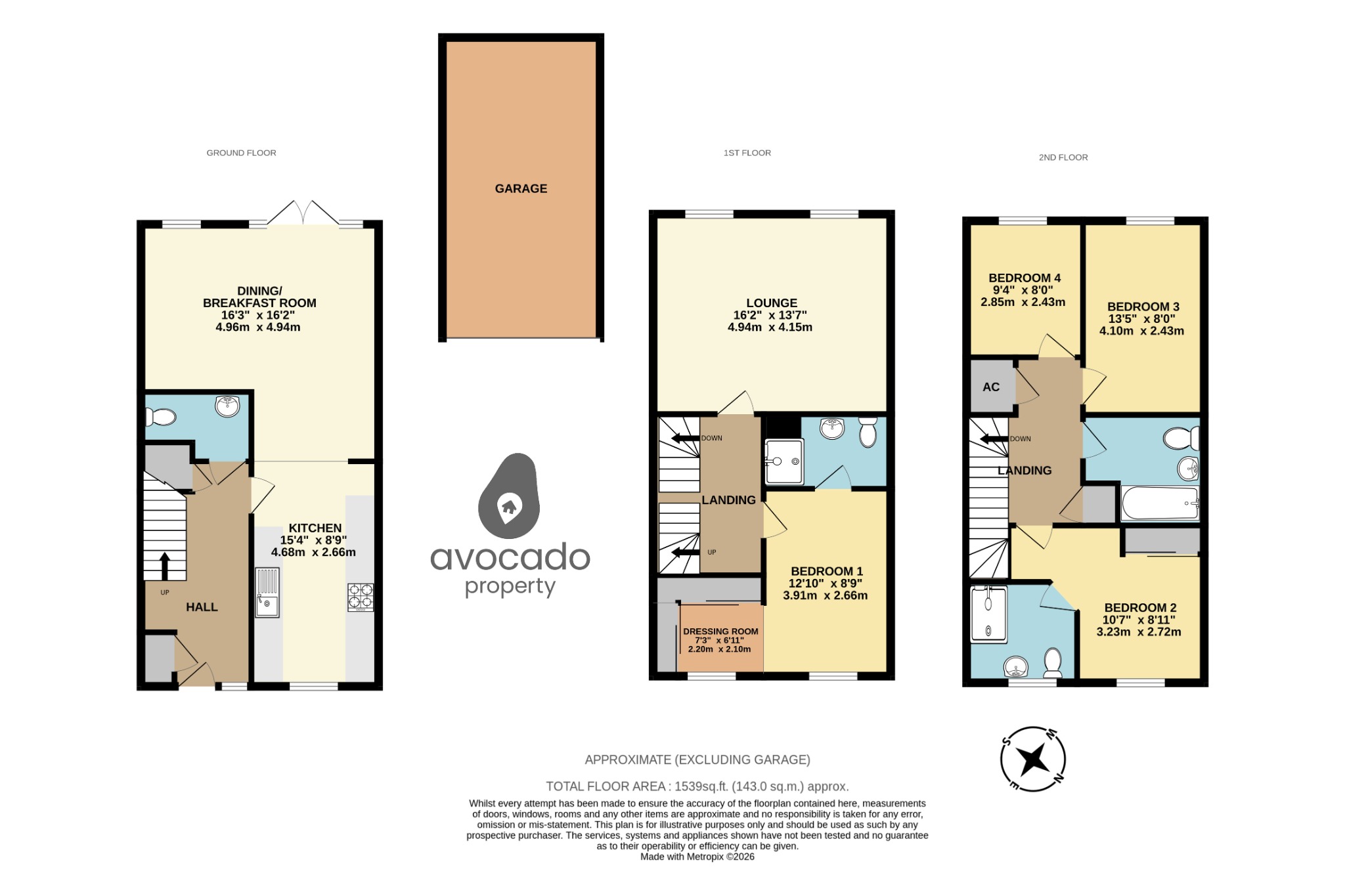 5 Appleton Way, Shinfield, Berkshire floorplan