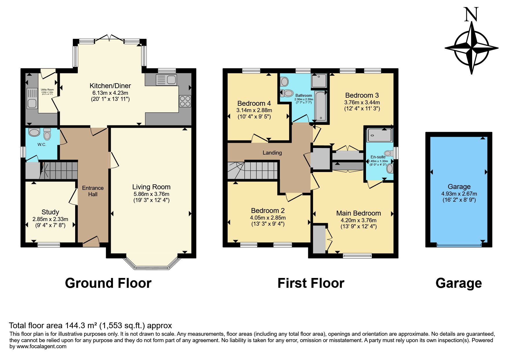 16, Teddy Gray Avenue, Sandbach floorplan