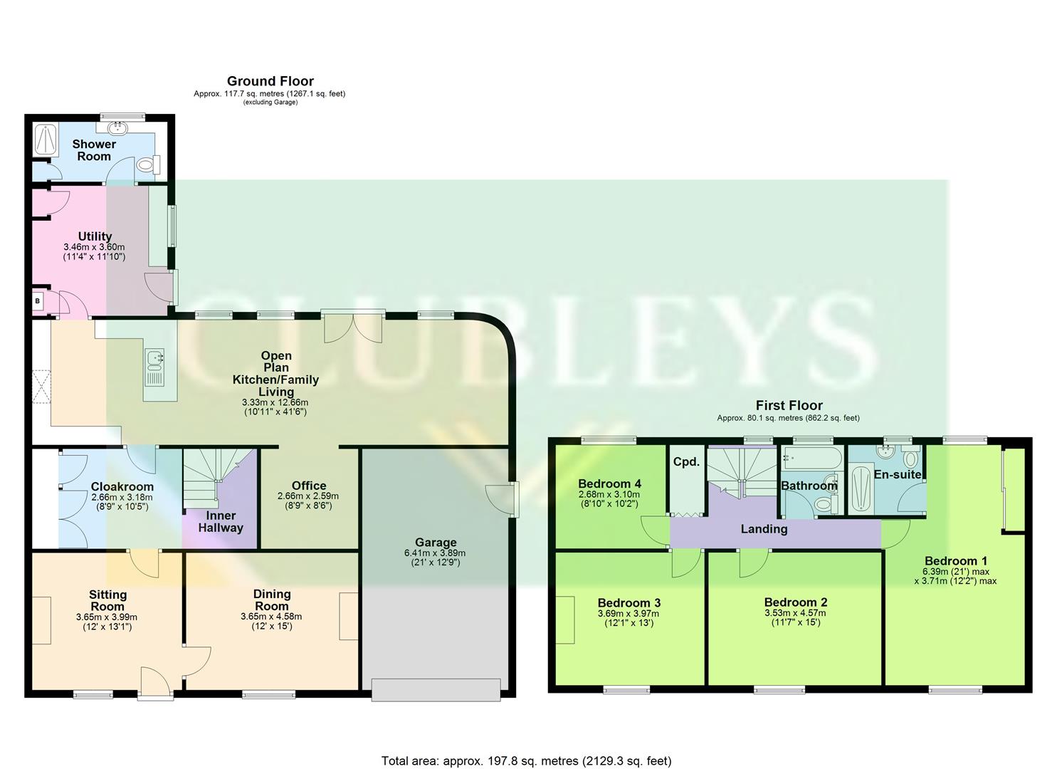 11, Station Lane, Holme On Spalding Moor floorplan