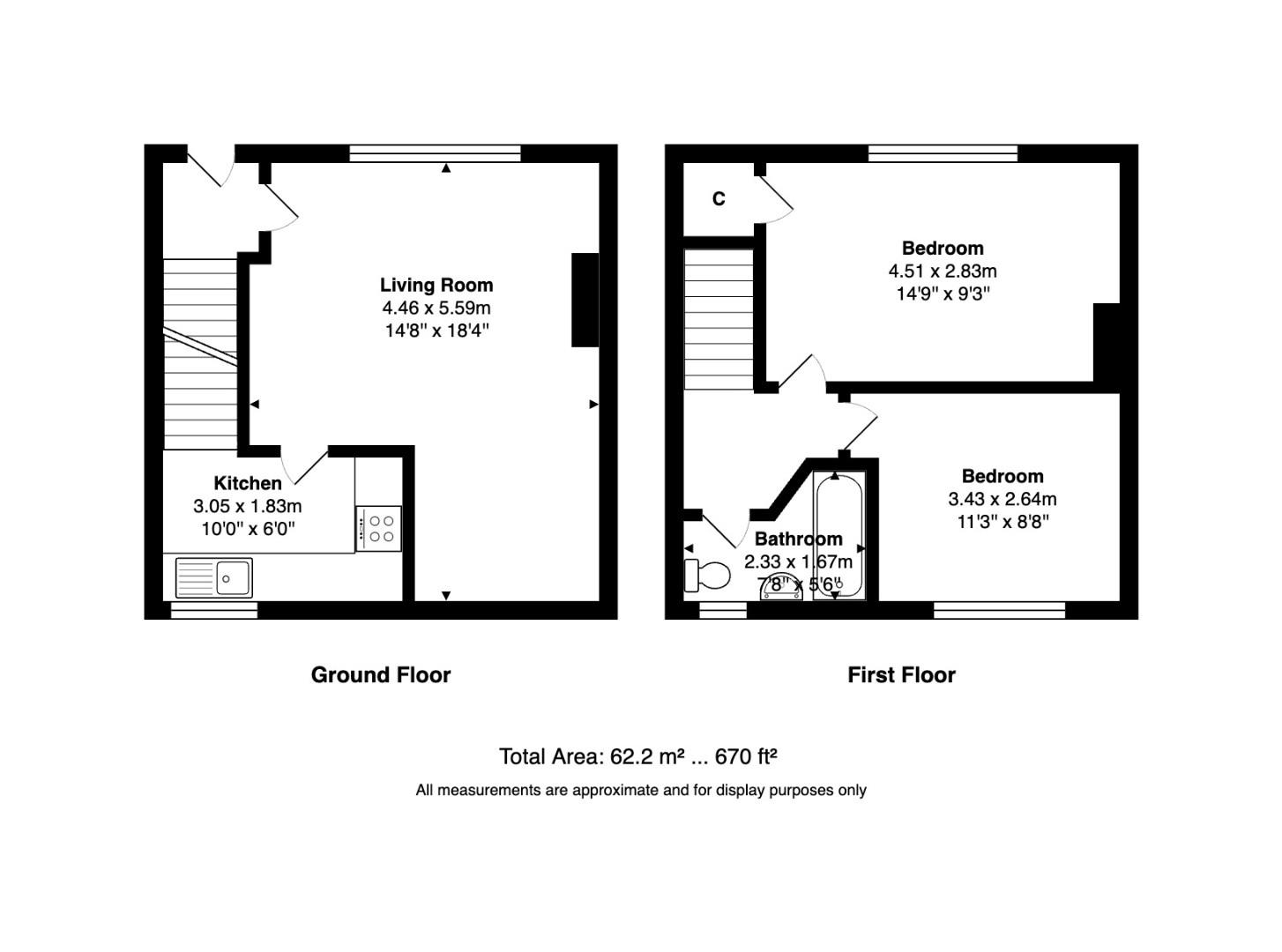 6, Womersley Place, Pudsey floorplan