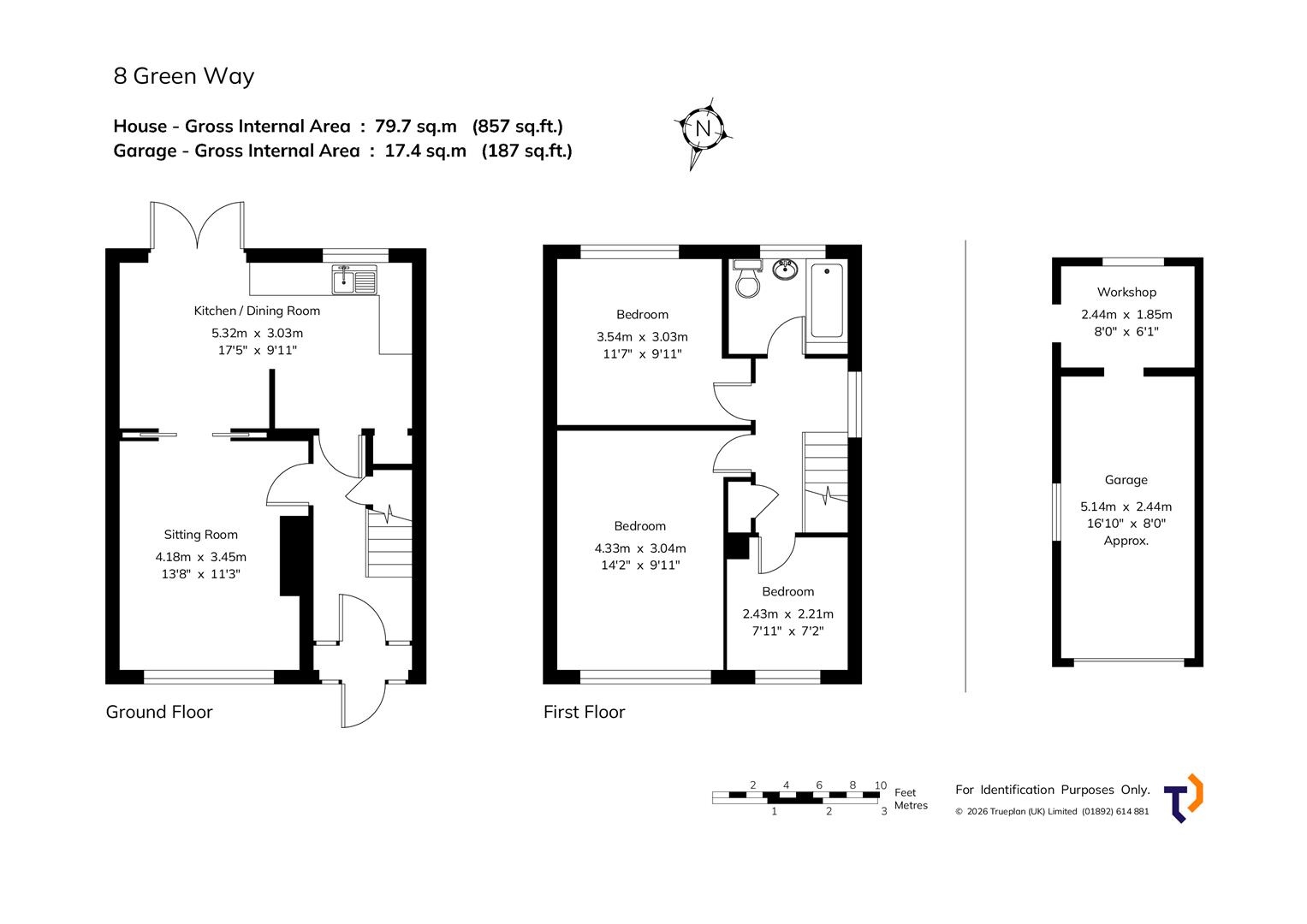8, Green Way, Tunbridge Wells floorplan