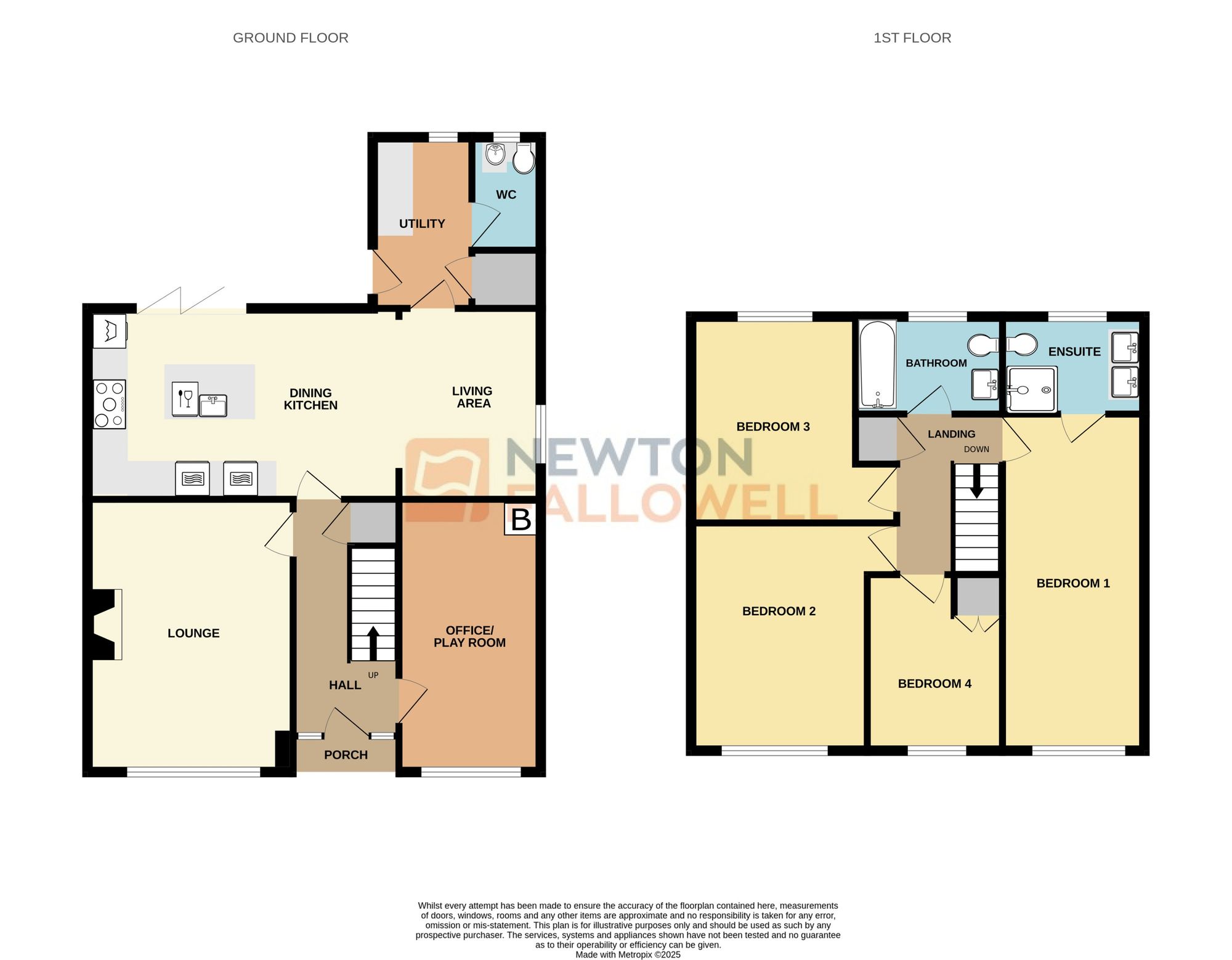 1 Chestnut Grove, Newark floorplan
