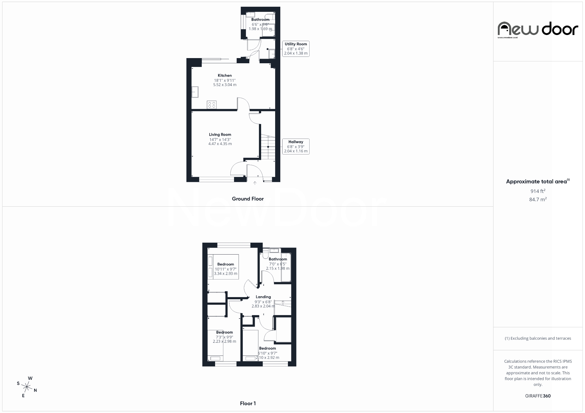 57D, Brediland Road, Paisley floorplan