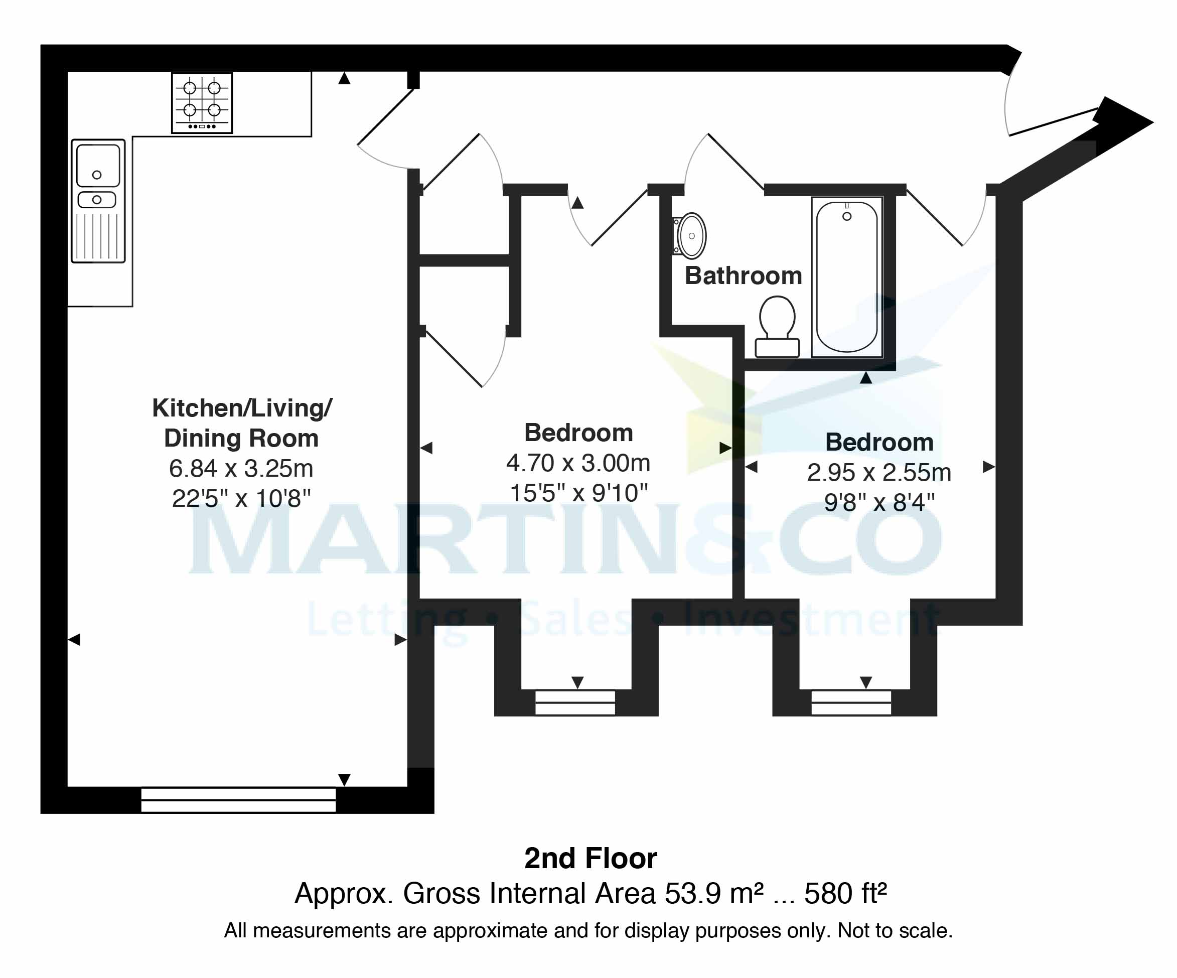 2 Bedrooms Flat for sale in The Limes, Maybury Road, Woking GU21