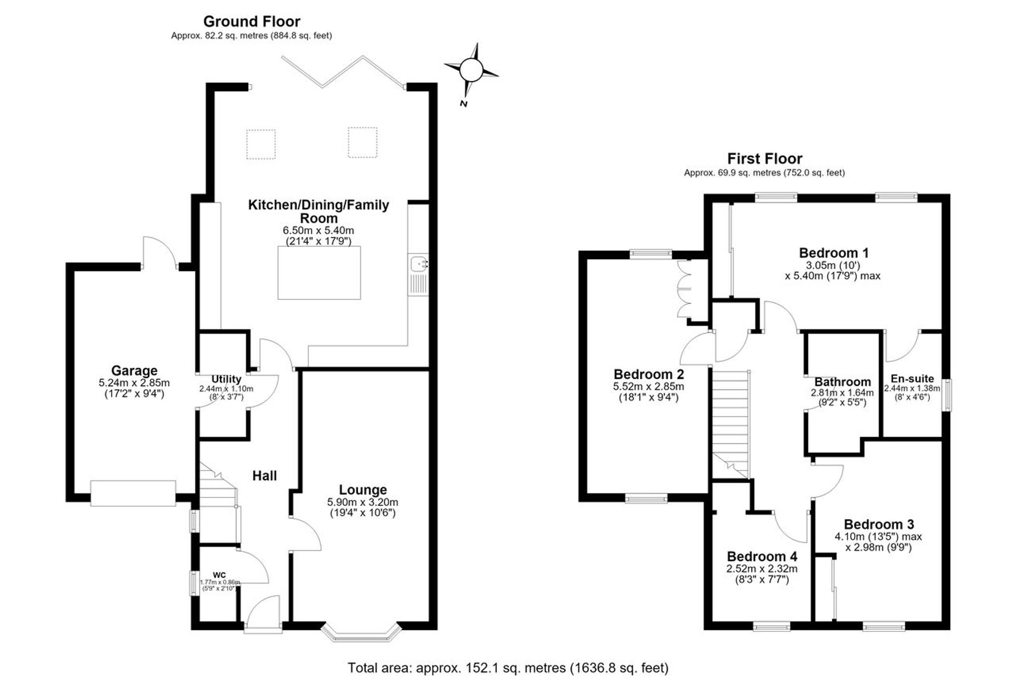 24 Newark Drive, Warrington floorplan
