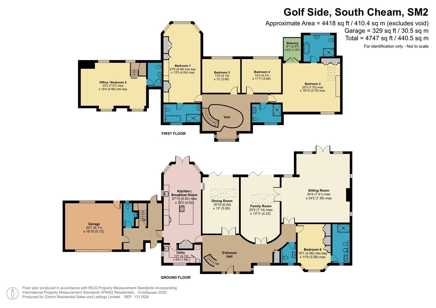 40, Golf Side, Cheam floorplan