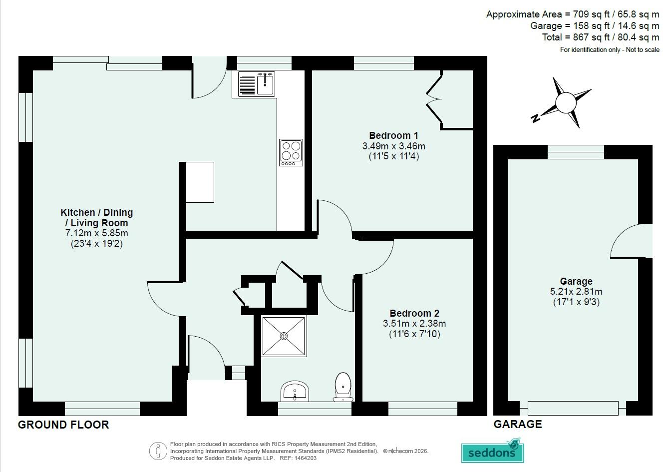 19, Culm Lea, Cullompton floorplan