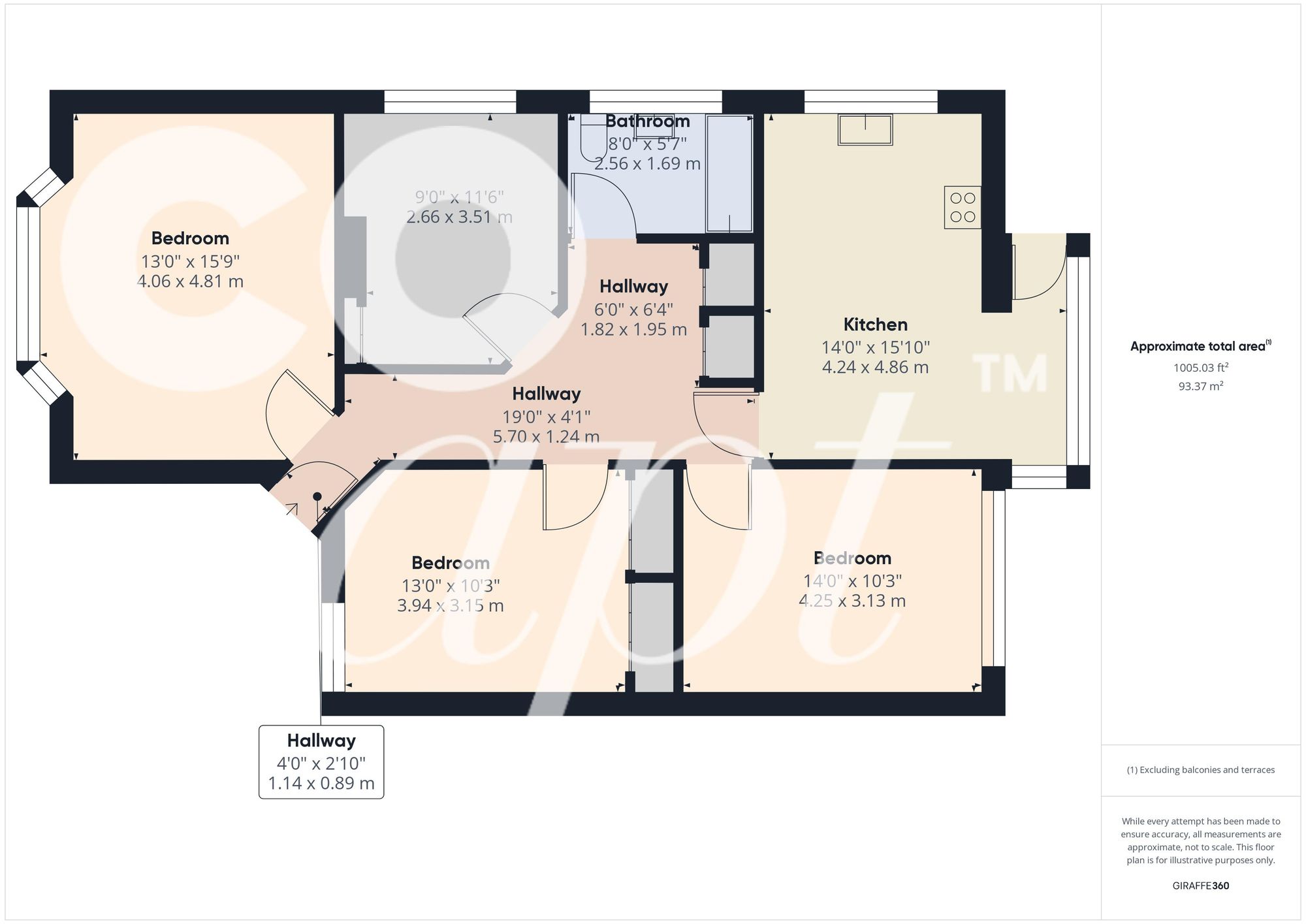 1 Wheatfield Way, Brighton floorplan