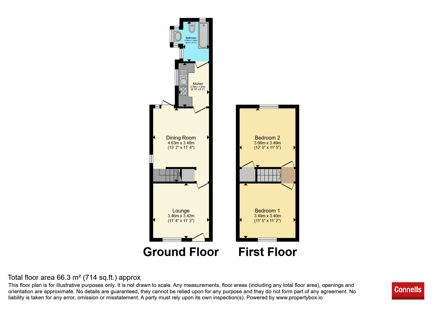1, Craddock Street, Wolverhampton floorplan