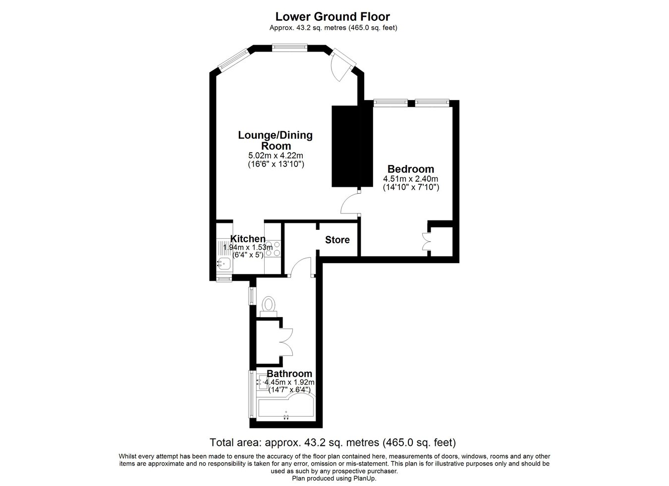 32a, Westbourne Gardens, Folkestone floorplan