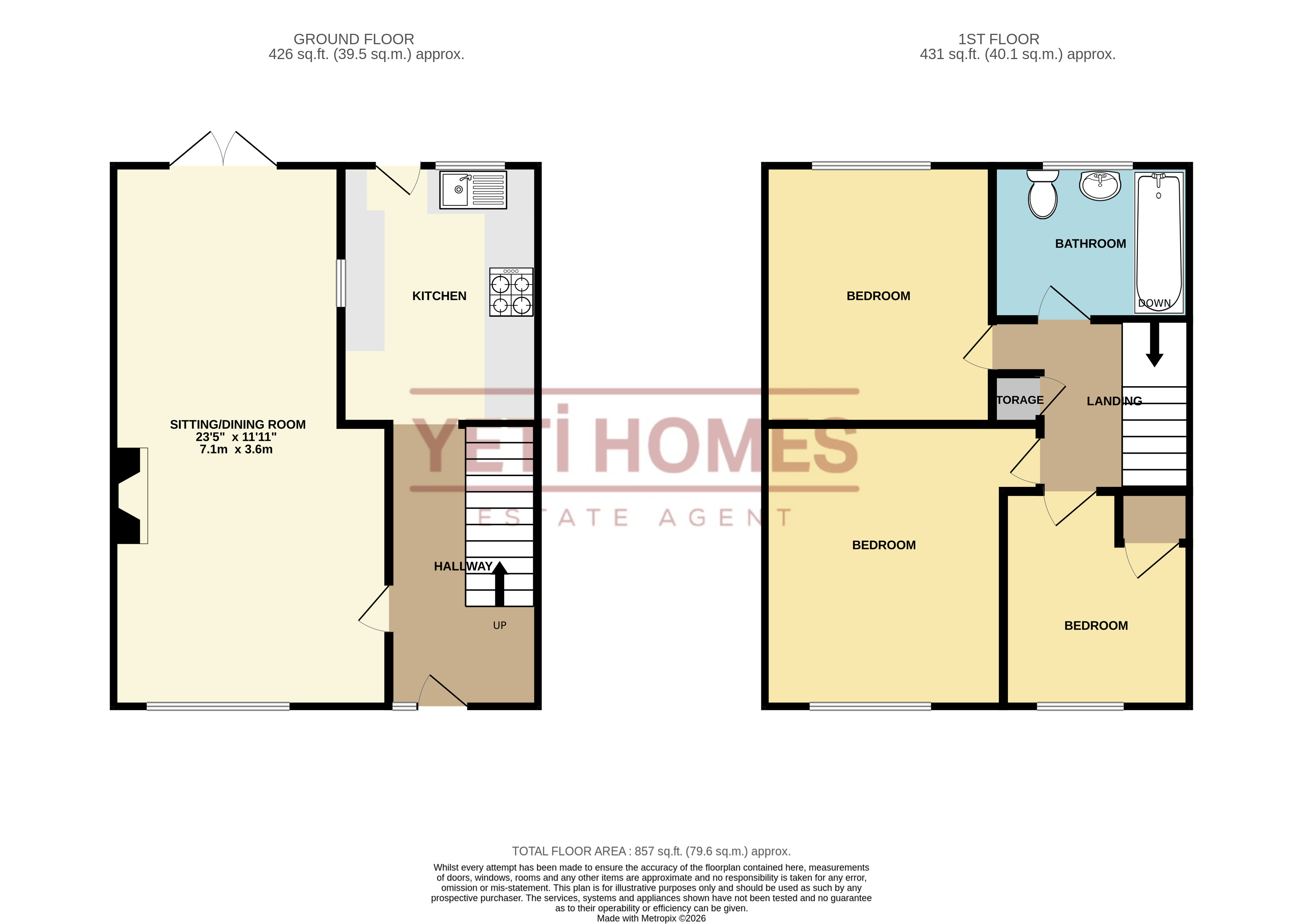 1A, Earlsworth Road, Willesborough floorplan