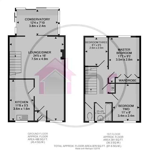 3 Bedrooms Semi-detached house for sale in Alamein Court, Eaton Ford, St. Neots, Cambridgeshire PE19