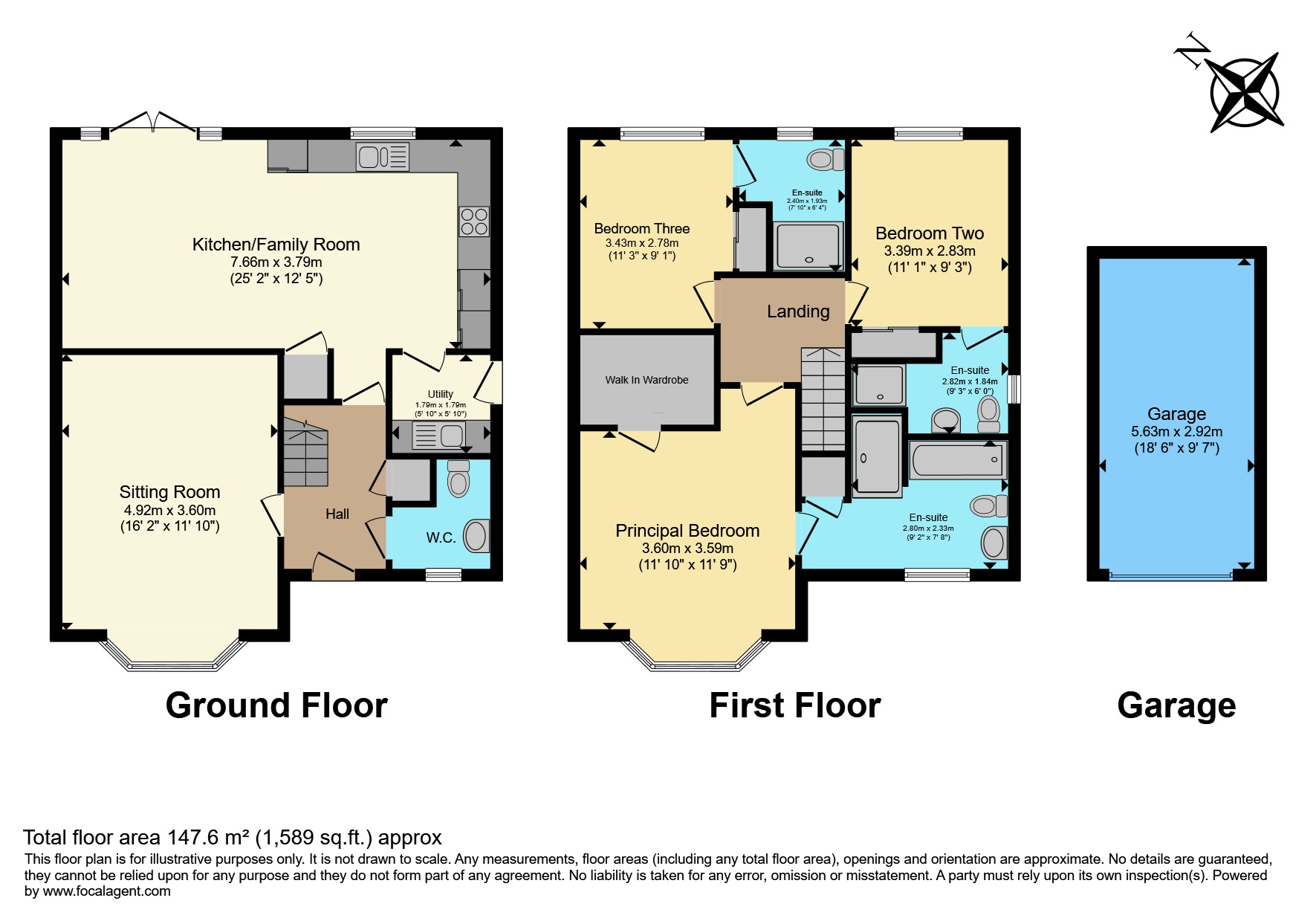 7, Groves Way, Cottenham, Cambridge floorplan