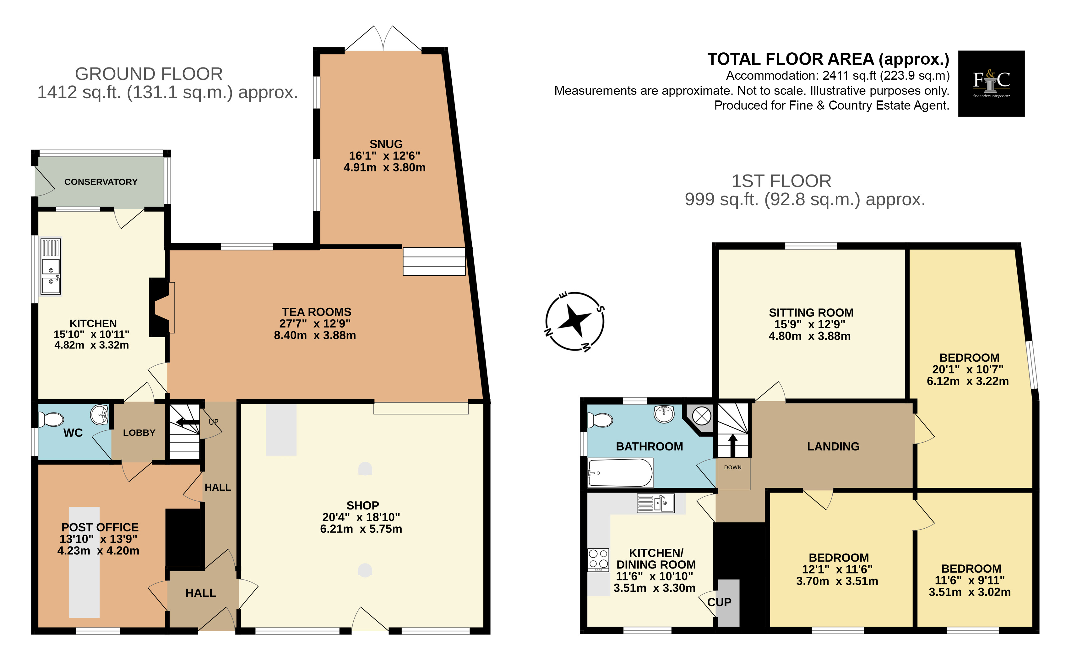 Hoxne Post Office, Low Street, Eye floorplan