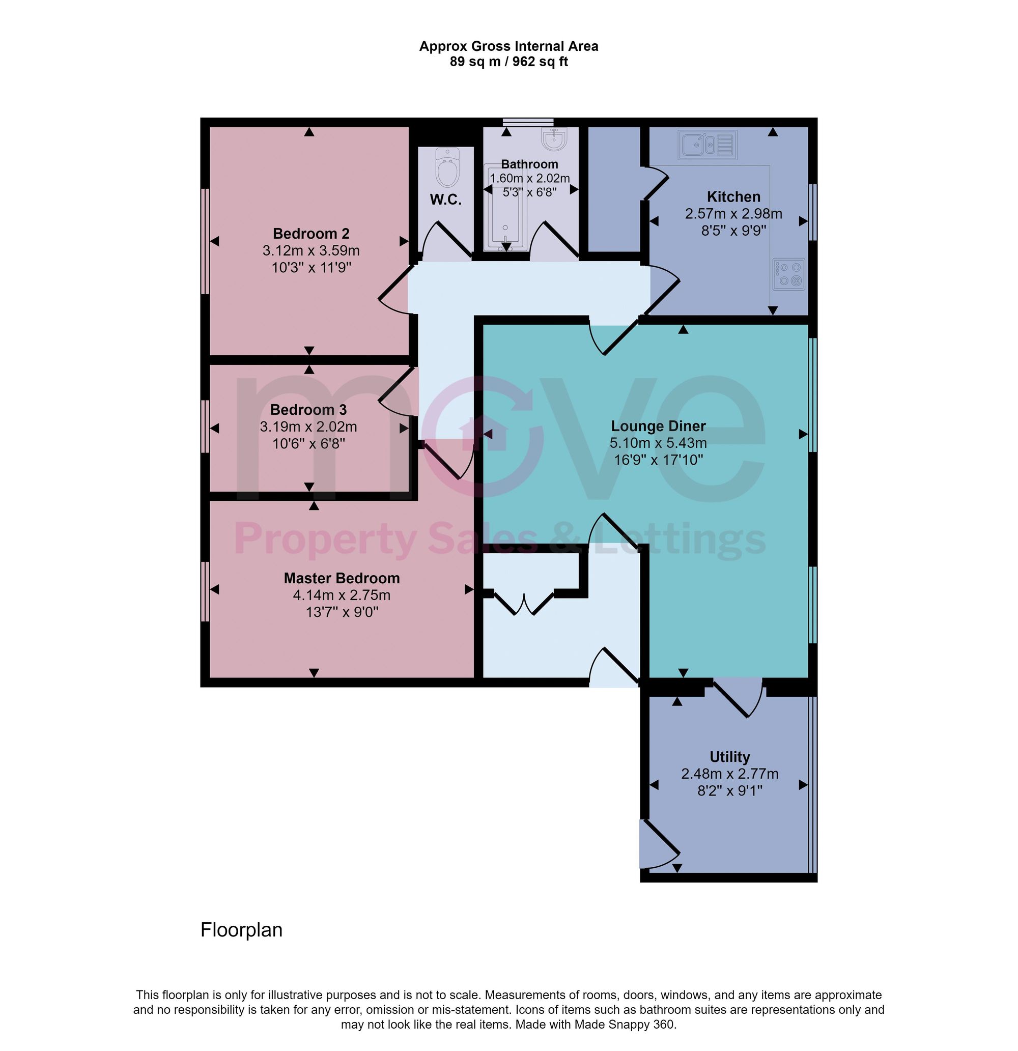 35 The Dukeries, Gloucester floorplan
