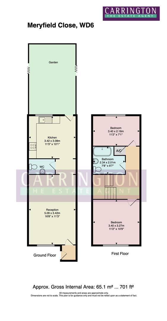 25, Meryfield Close, Borehamwood floorplan