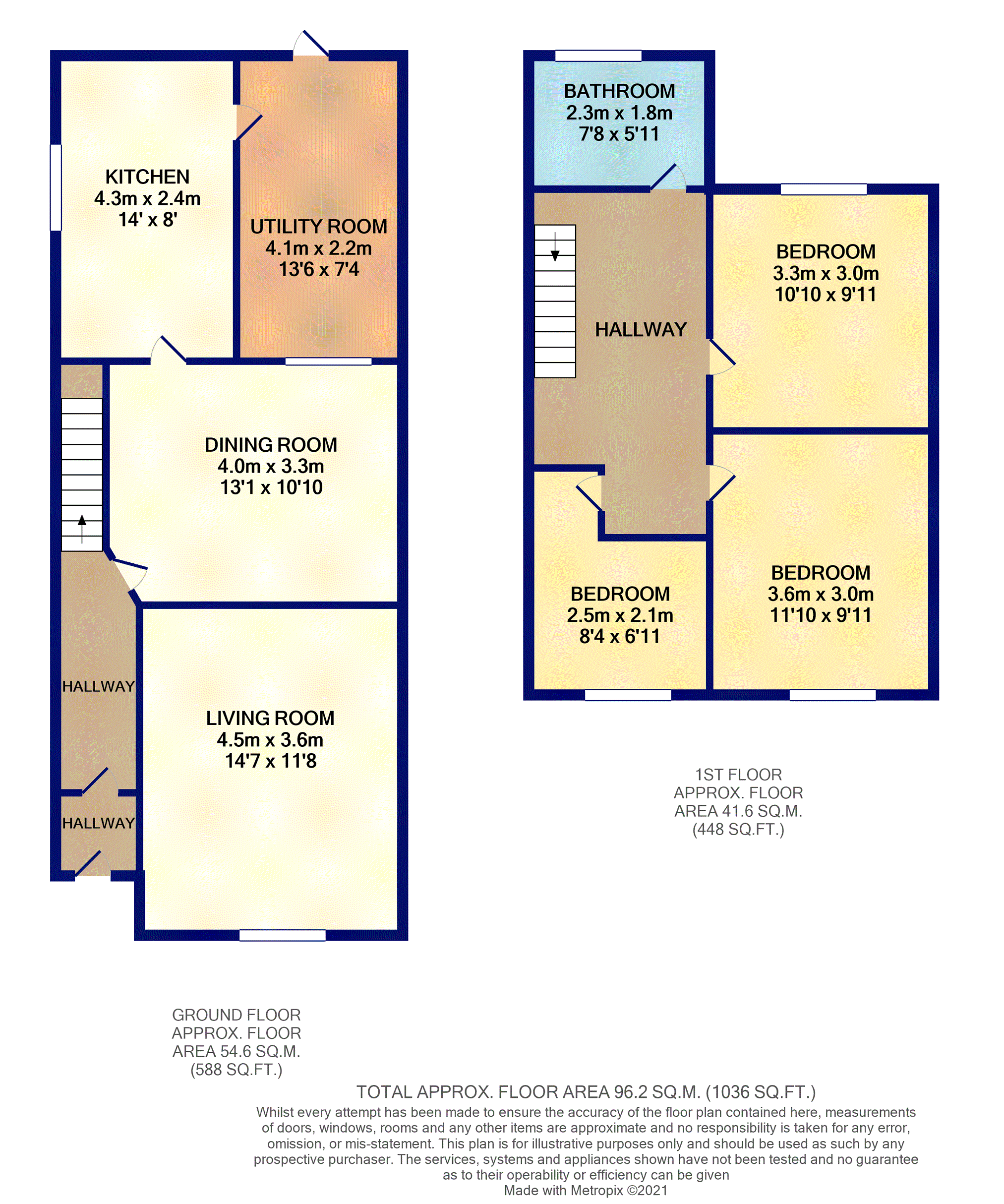 Crescent Gardens, Larne BT40, 3 bedroom end terrace house for sale